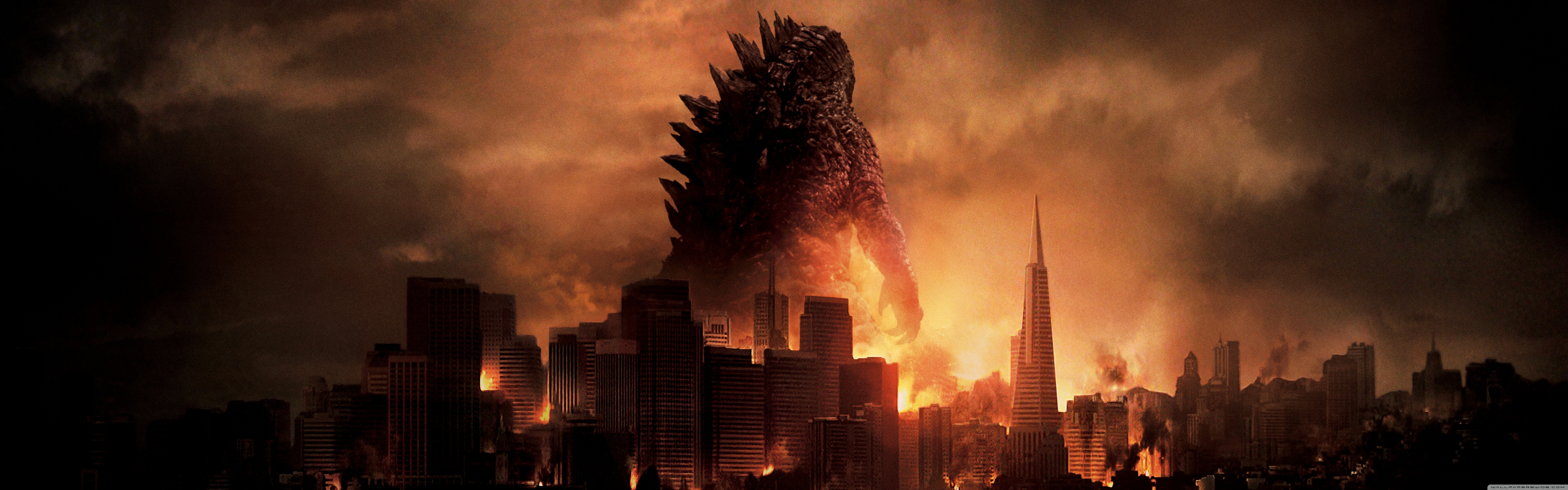 Godzilla 4K UHD Wallpaper for UltraHD Desktop and TV, Widescreen and UltraWide Display, Dual Monitor, Smartphone and Tablet Devices