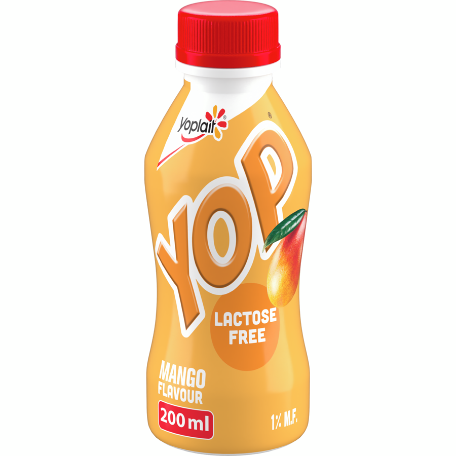 Yop 1% Drinkable Yogurt, Mango, Lactose Free Yogurt Drink