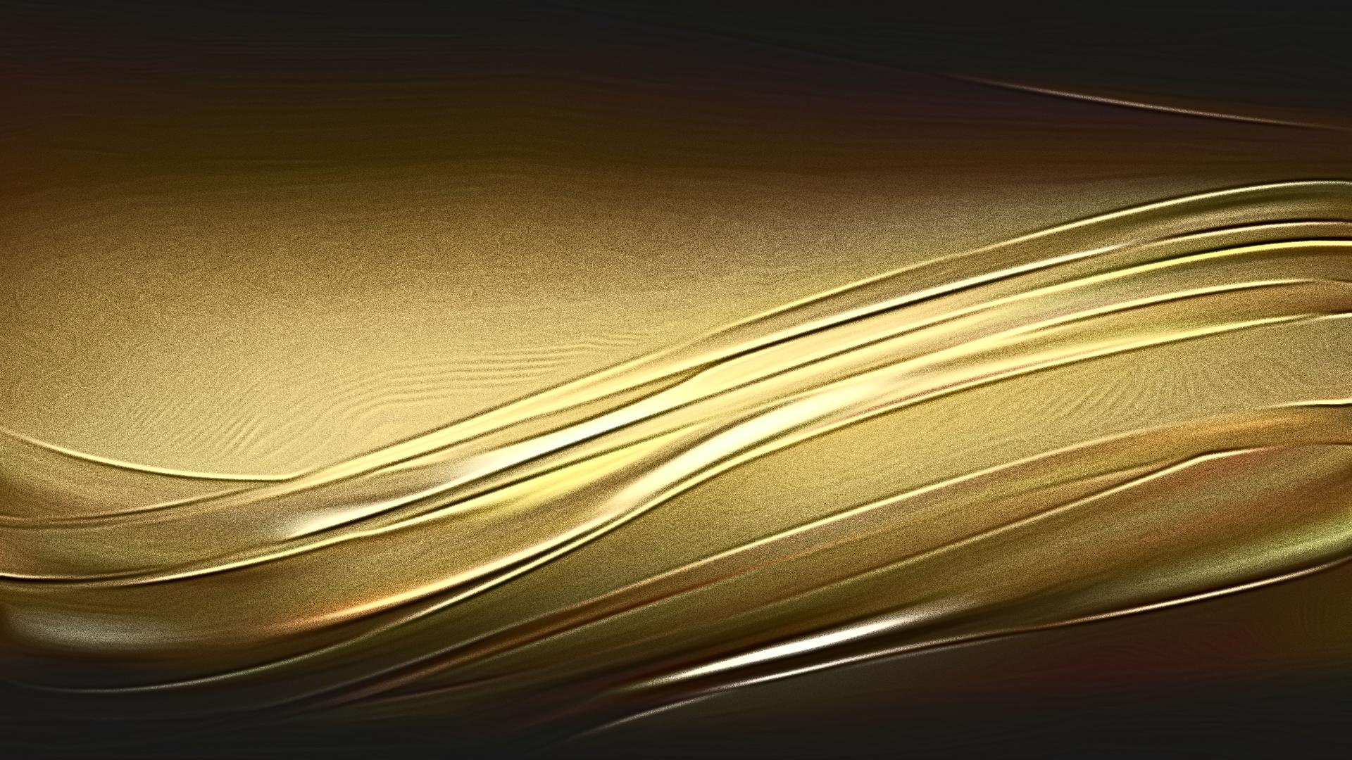 Abstract Gold Wave Texture Background
