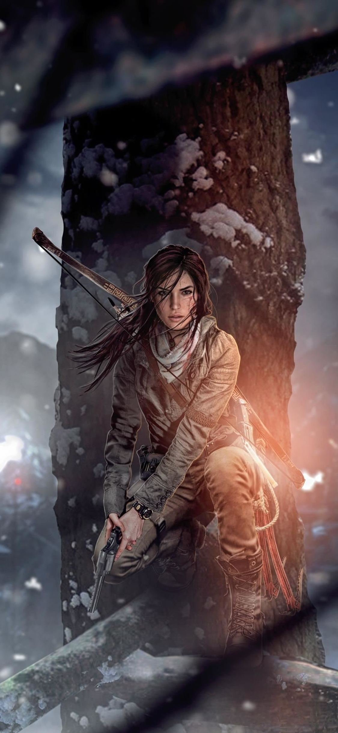 Rise Of The Tomb Raider Lara Croft iPhone XS, iPhone 10, iPhone X, HD 4k Wallpaper, Image, Background, Photos and Picture