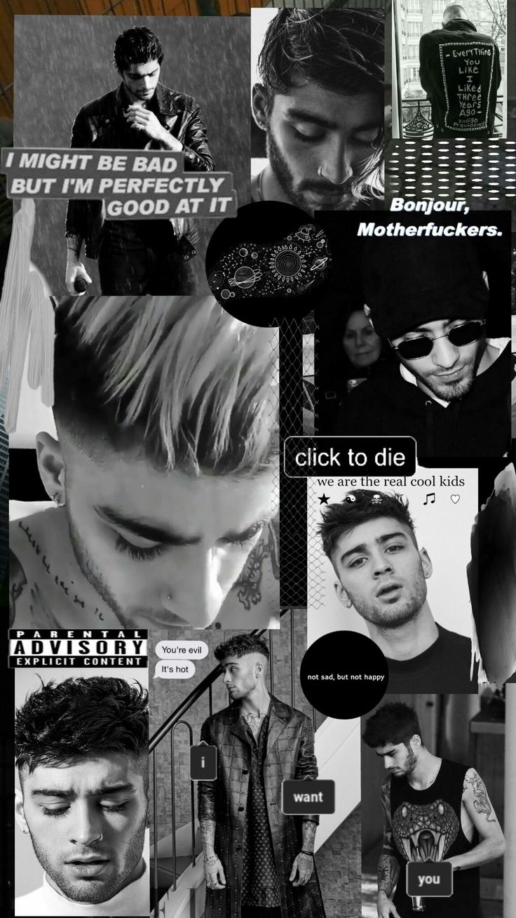 zayn malik black aesthetic wallpaper