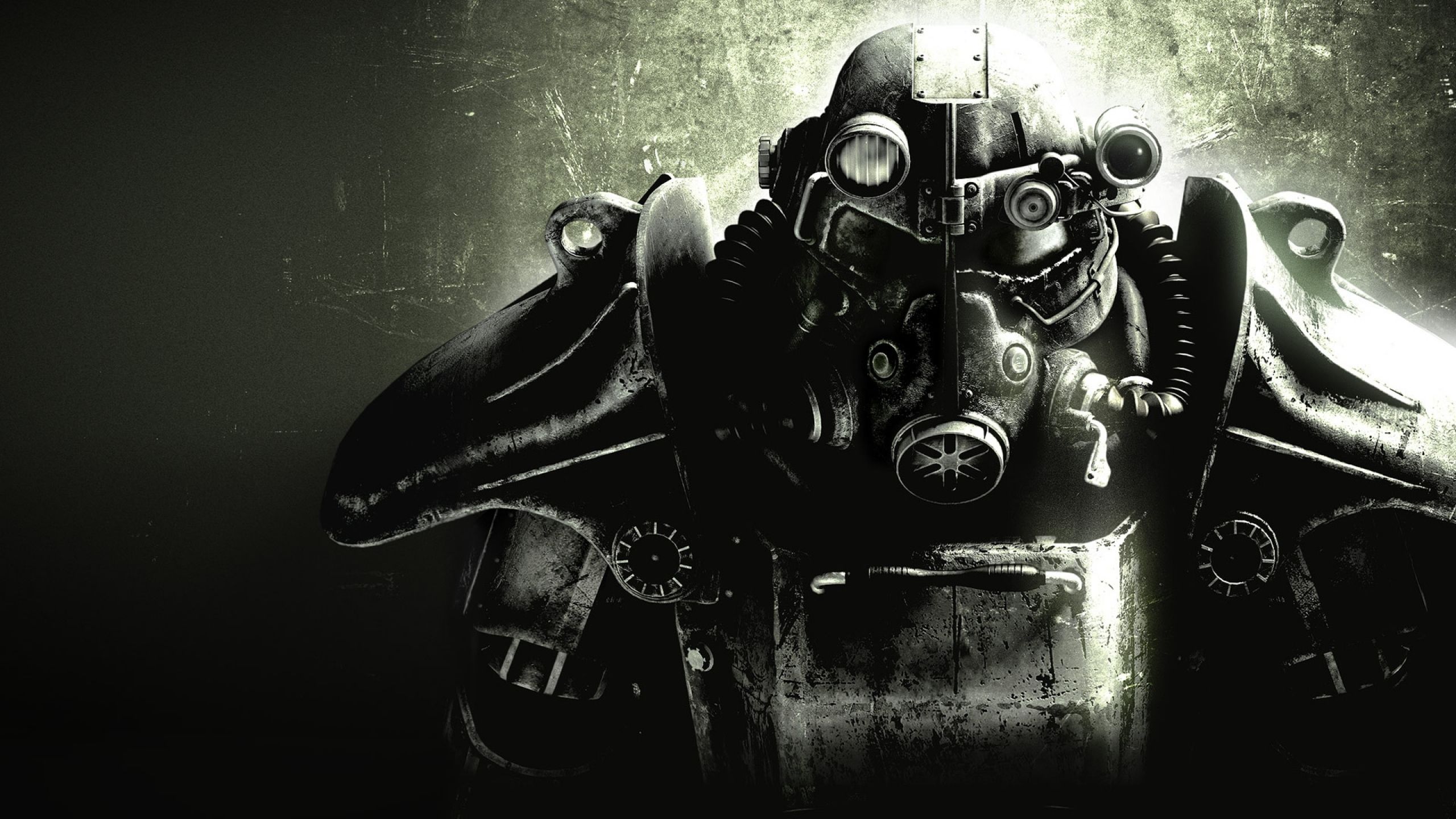 Download Wallpaper 2560x1440 Fallout 3, Enclave, Armor Mac iMac 27
