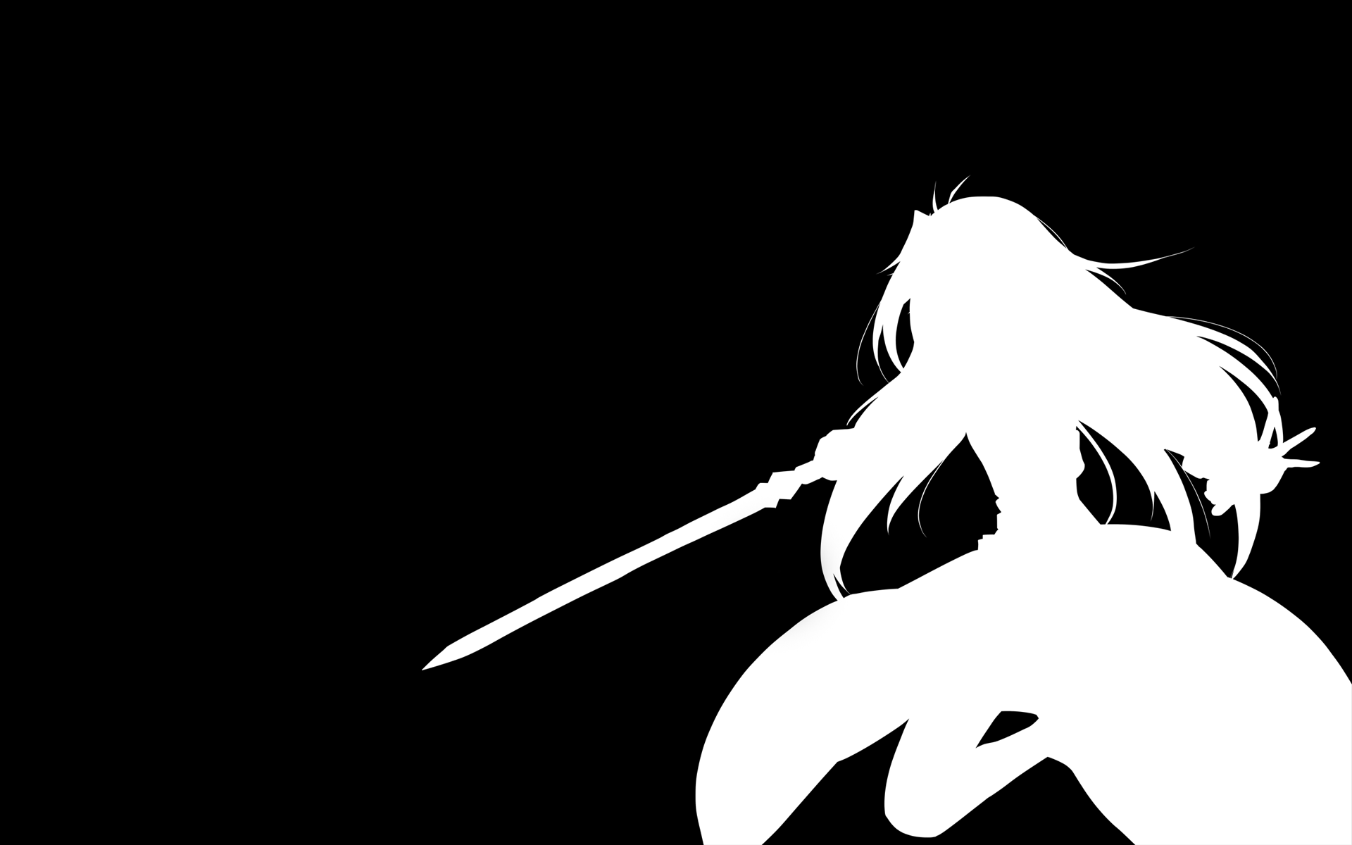 Download Minimalist Yuuki Konno Anime Sword Art Online II Minimalist Anime HD Wallpaper