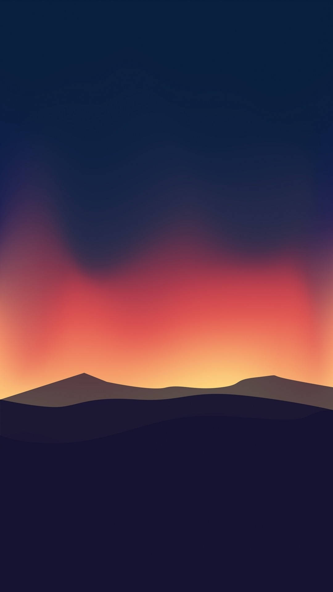 Download Minimalist Sunset Samsung Galaxy S4 Wallpaper