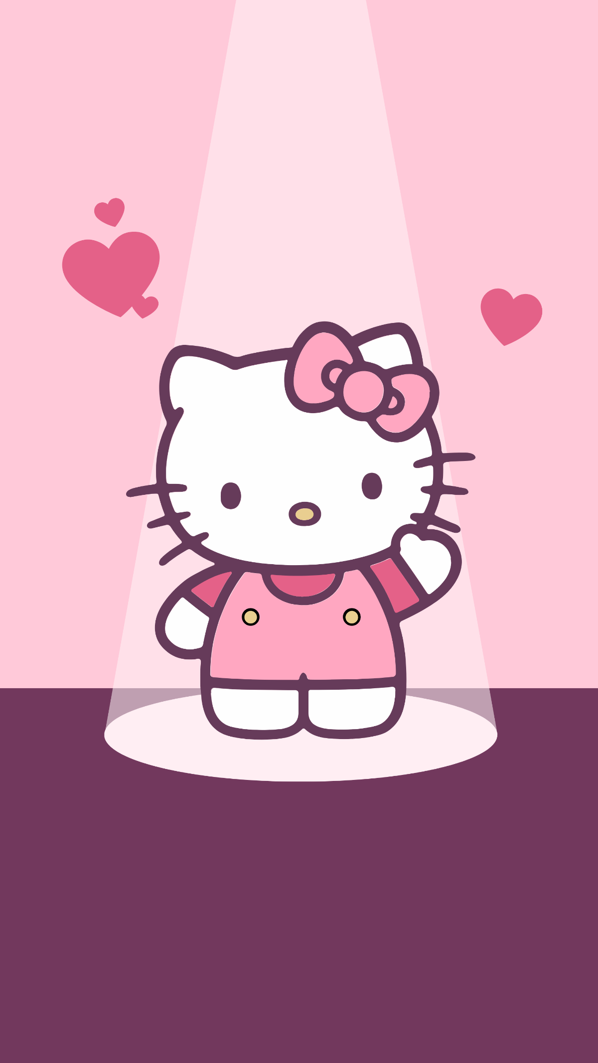 Free Pink Hello Kitty Wallpaper to Edit Online