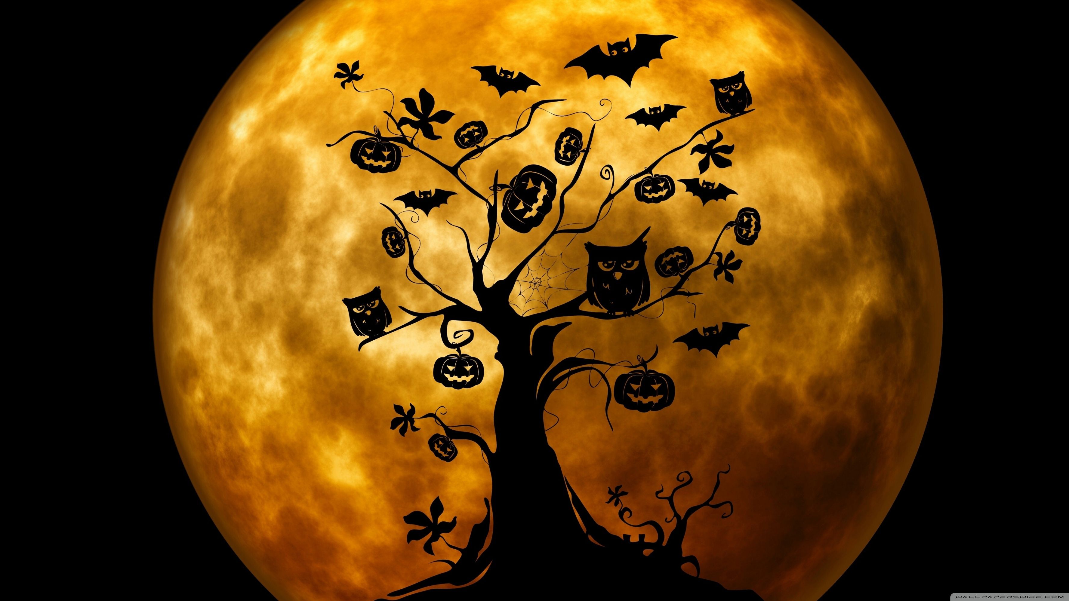Halloween Owl Wallpaper, HD Halloween Owl Background on WallpaperBat