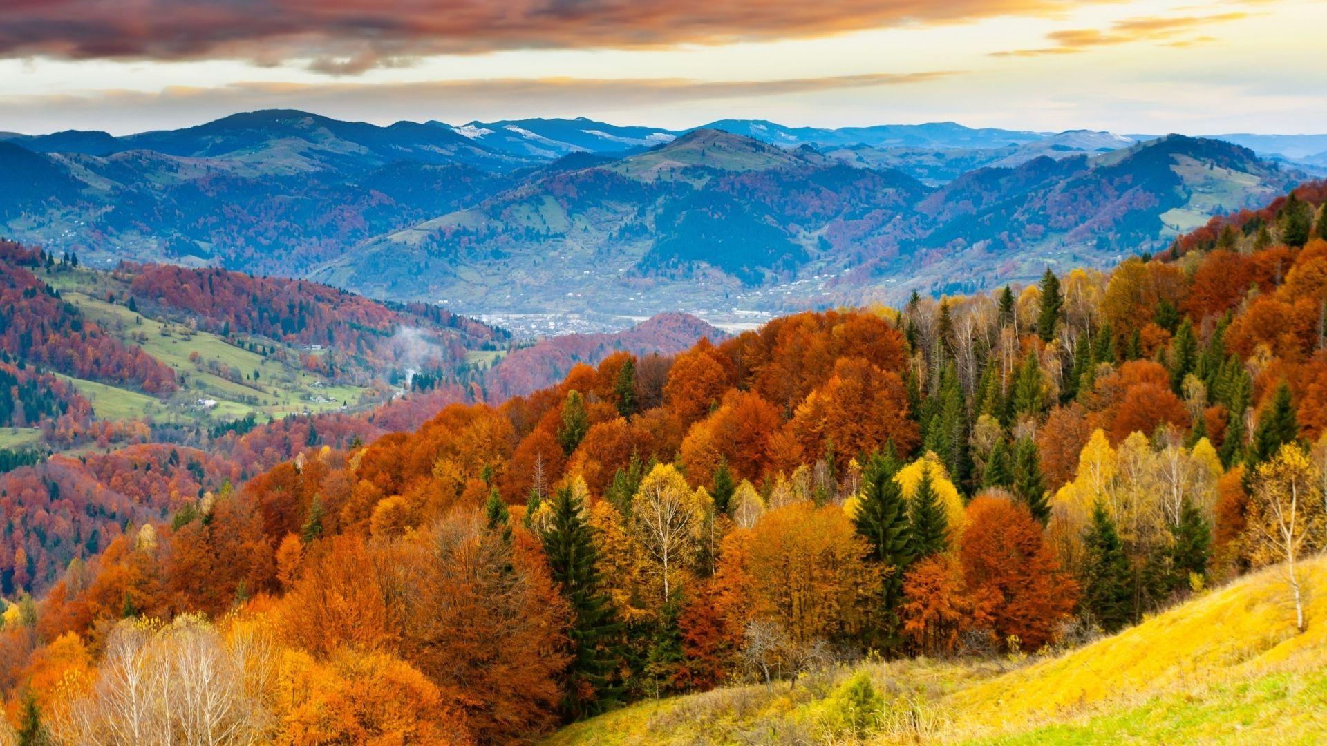 Autumn Mountain Wallpaper, HD Autumn Mountain Background on WallpaperBat