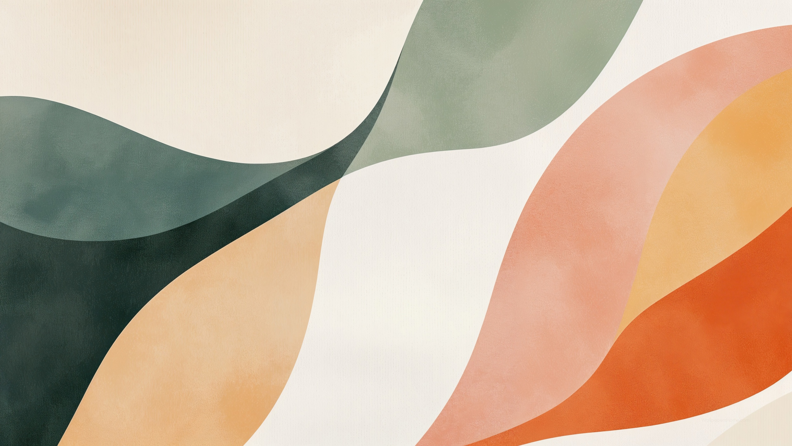 Flowing Wallpaper 4k, Fall colors, Organic forms