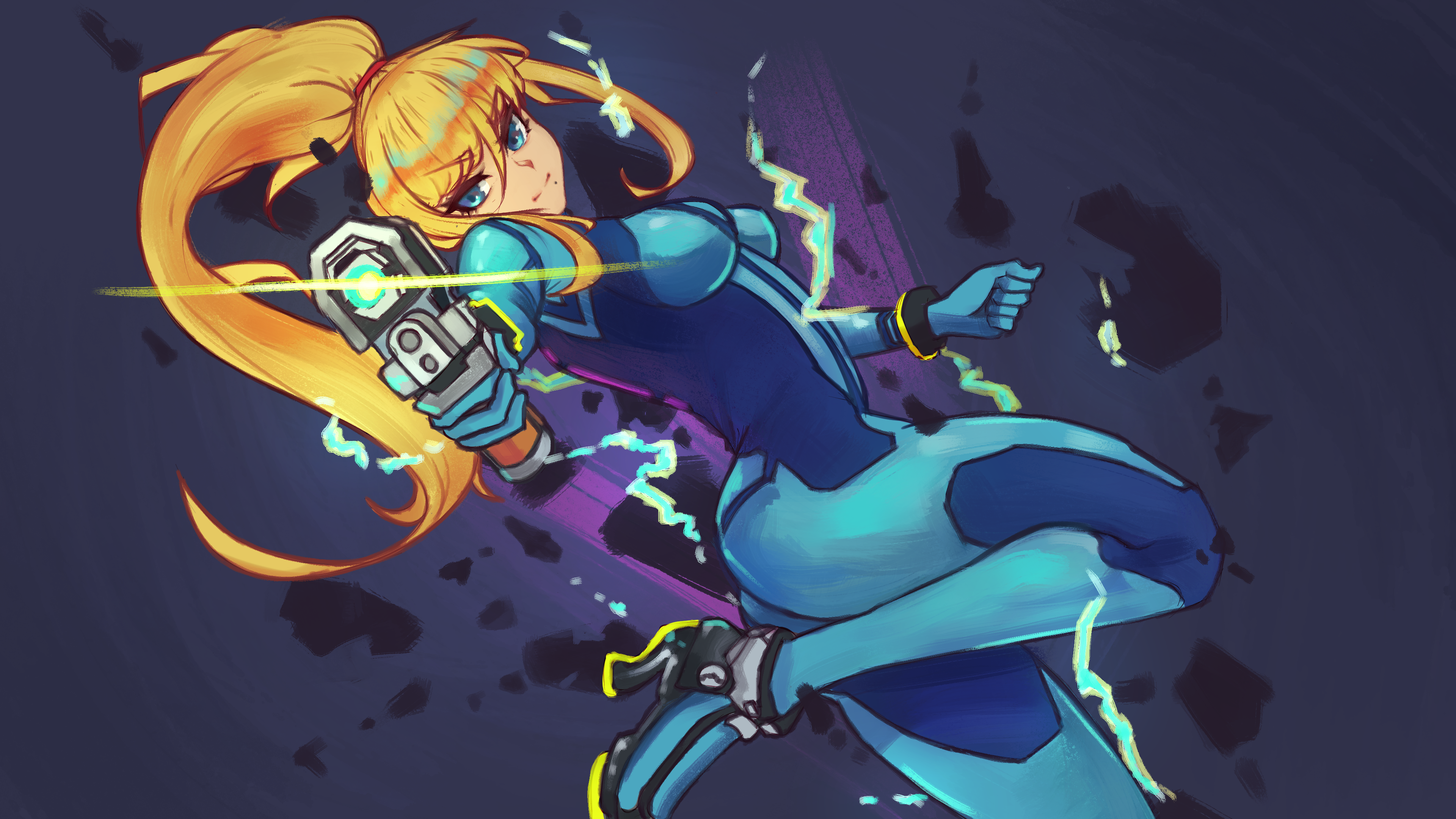 I Drew Zero Suit Samus