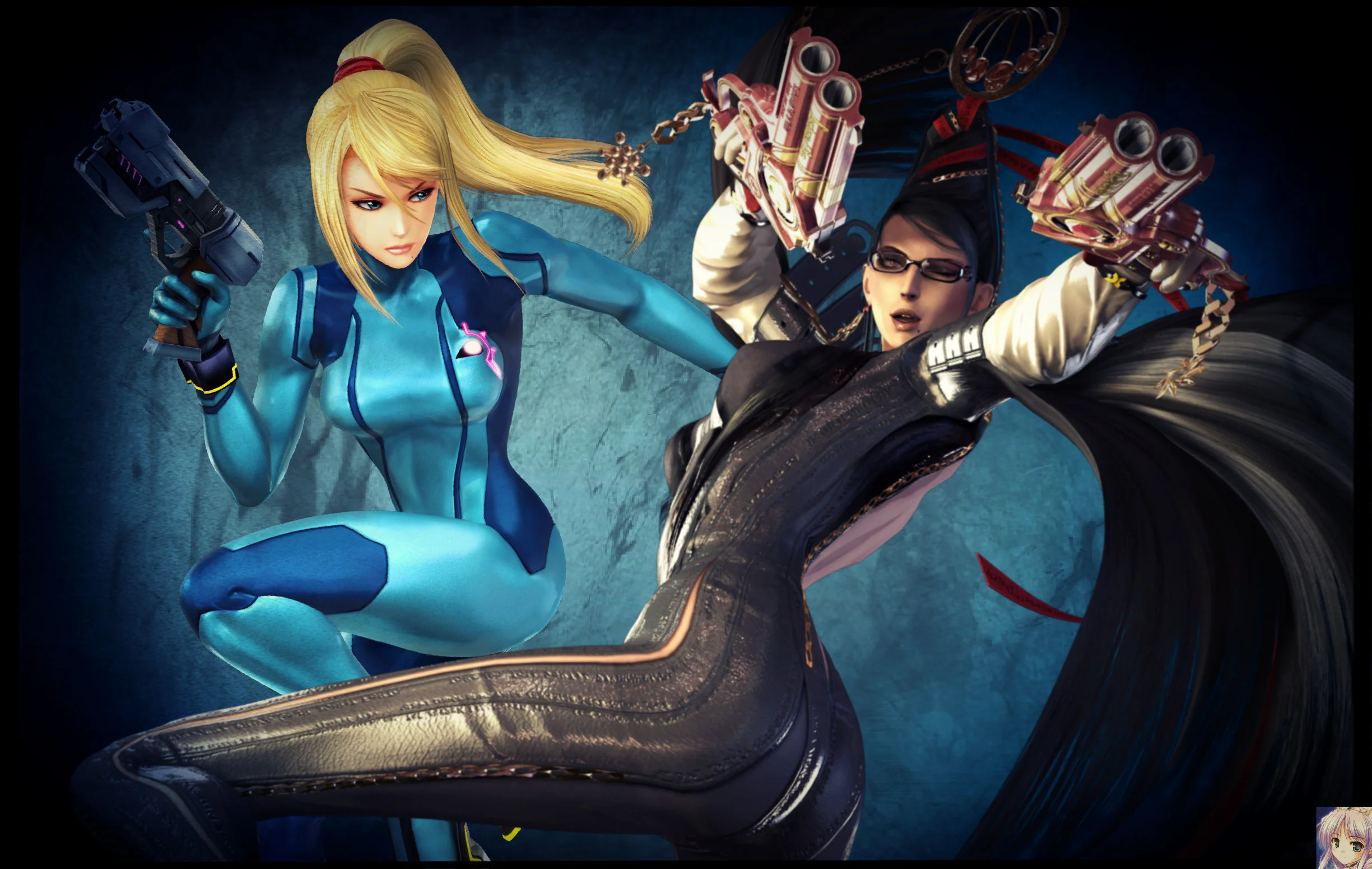Samus Aran / Zero Suit and Bayonetta