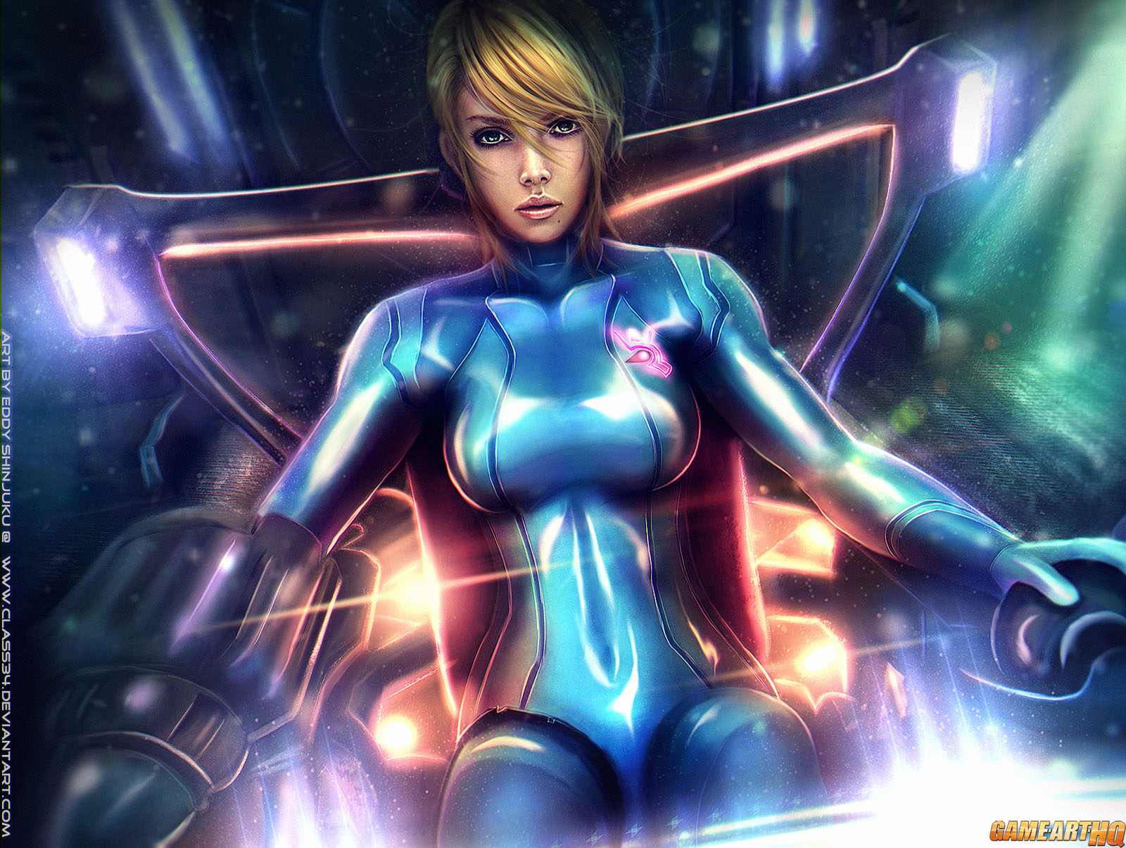 Samus Aran Metroid HD Game Art Wallpaper