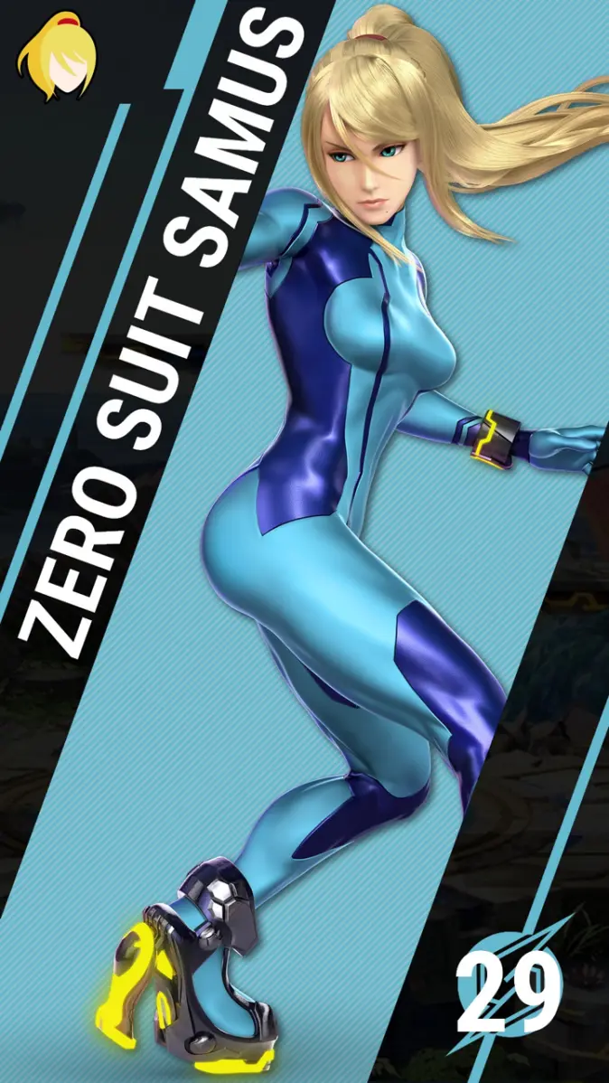 SSBU Zero Suit Samus wallpaper