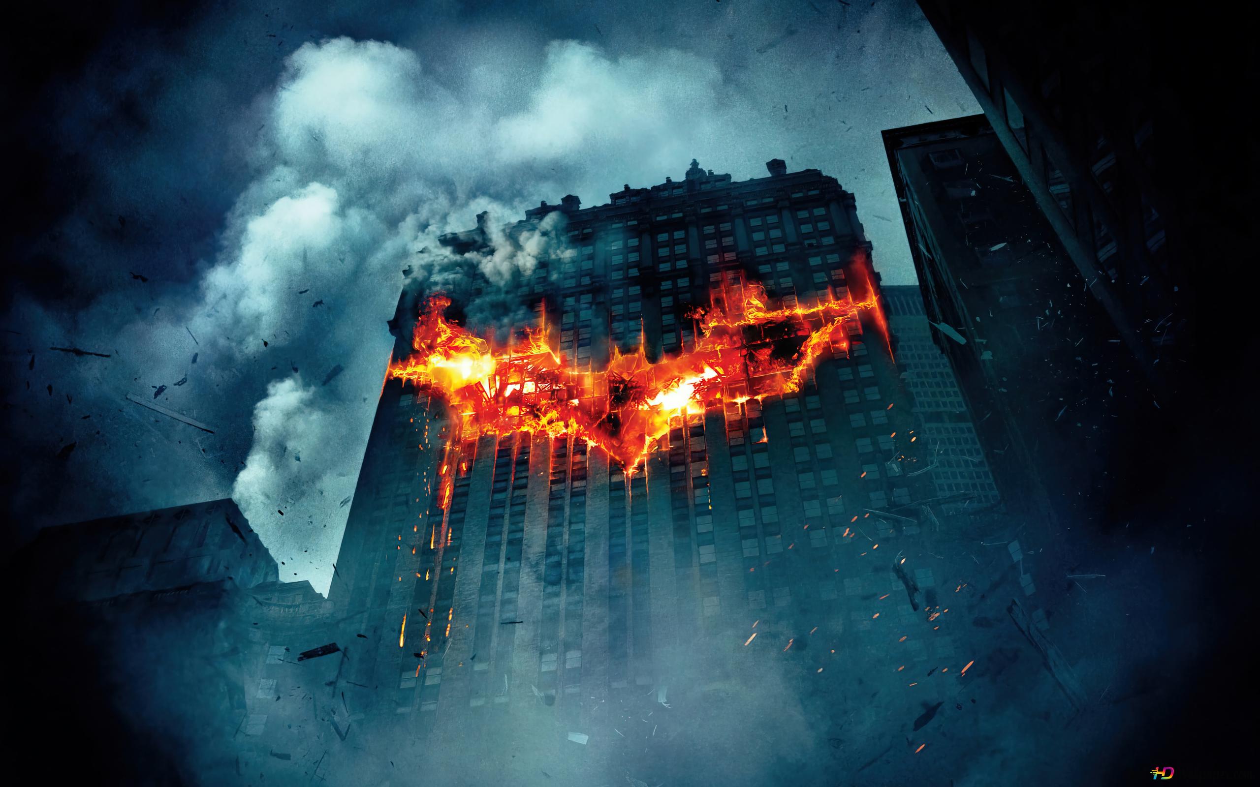 Batman The Dark Knight Logo 4K wallpaper download