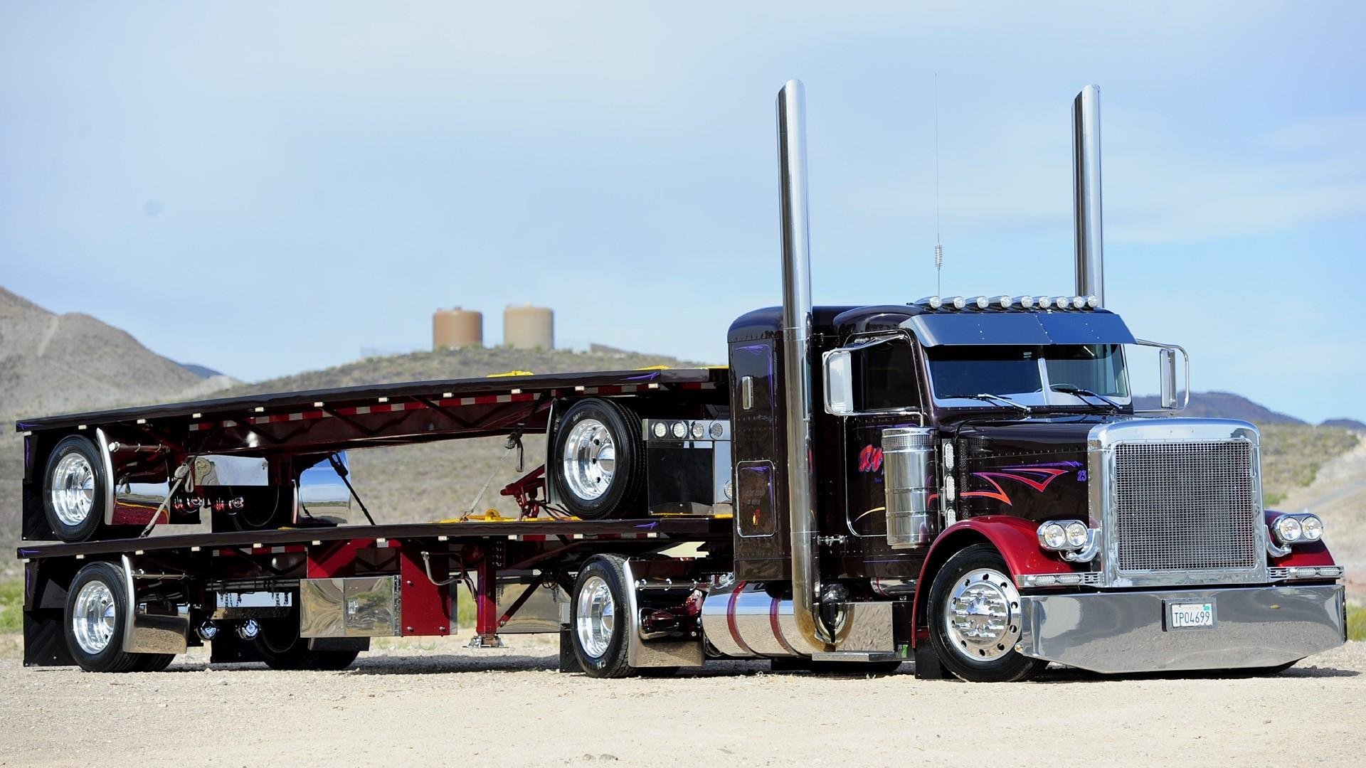 peterbilt, Semi, Tractor, Transport, Truck Wallpaper HD / Desktop and Mobile Background