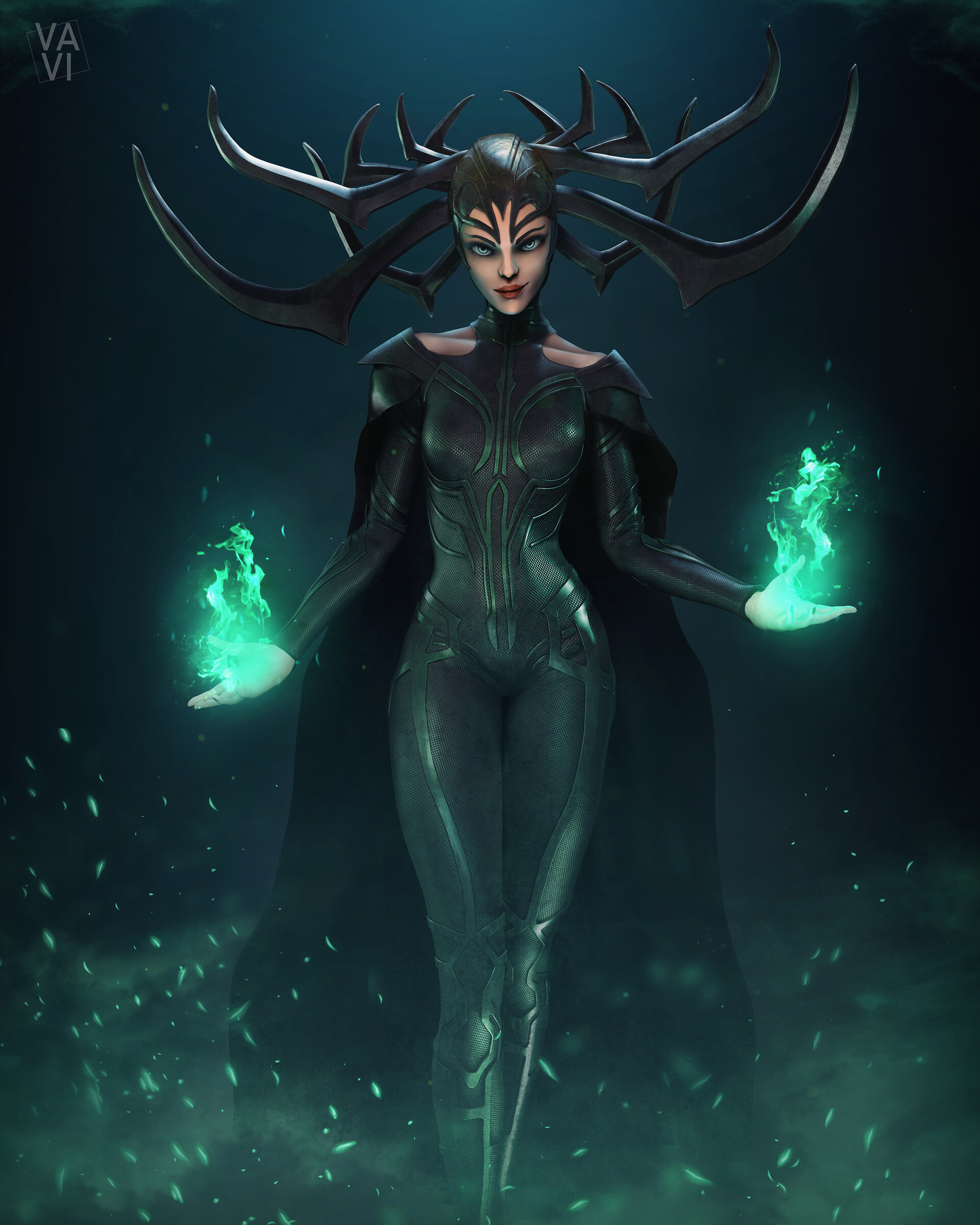 Maró Valls Goddess of Death -FANART- from Thor Ragnarok