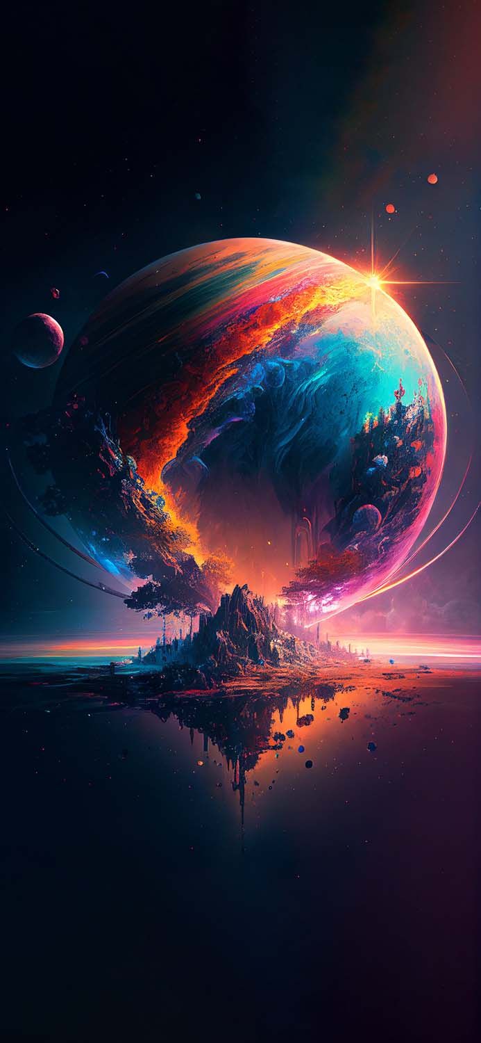 Space Art Ai iPhone Wallpaper HD