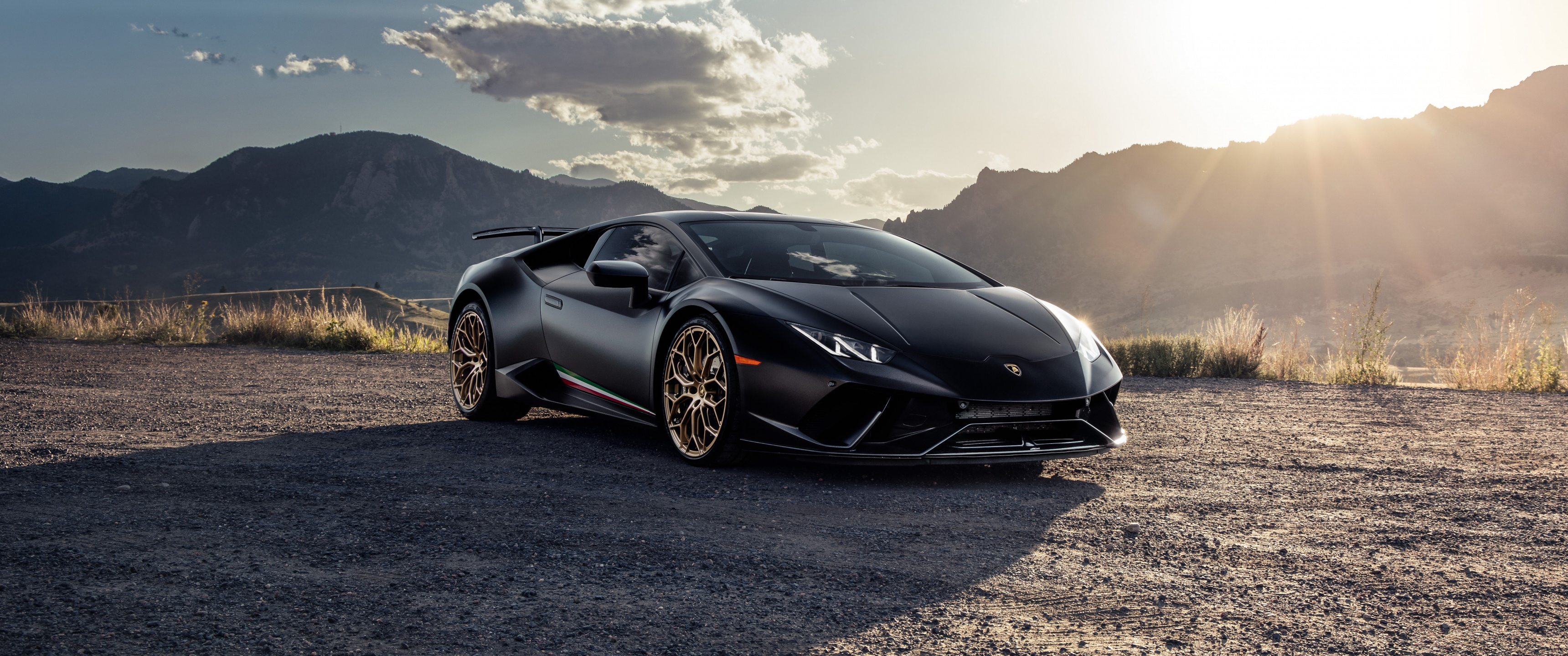 Lamborghini Huracan Performante Wallpaper 4K, Black cars, 5K