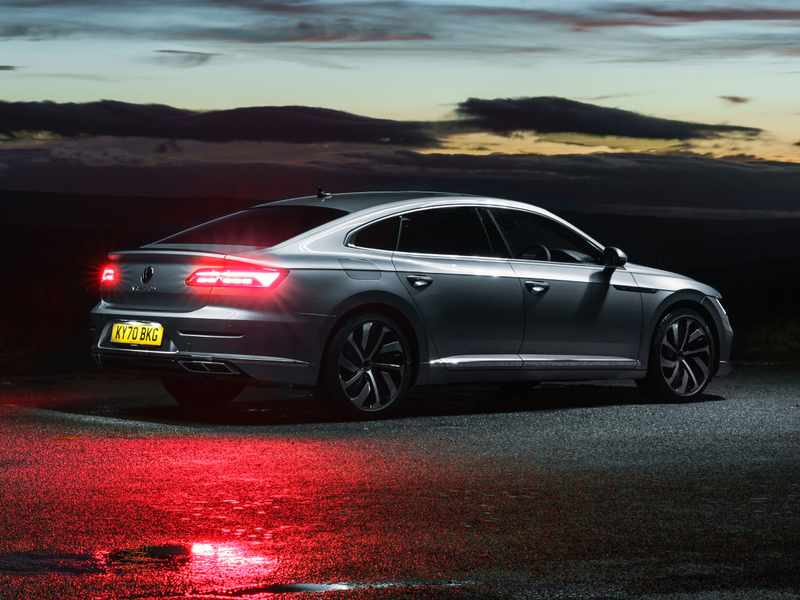 Volkswagen Arteon R Line Car Rear View Desktop Wallpaper 1152x864