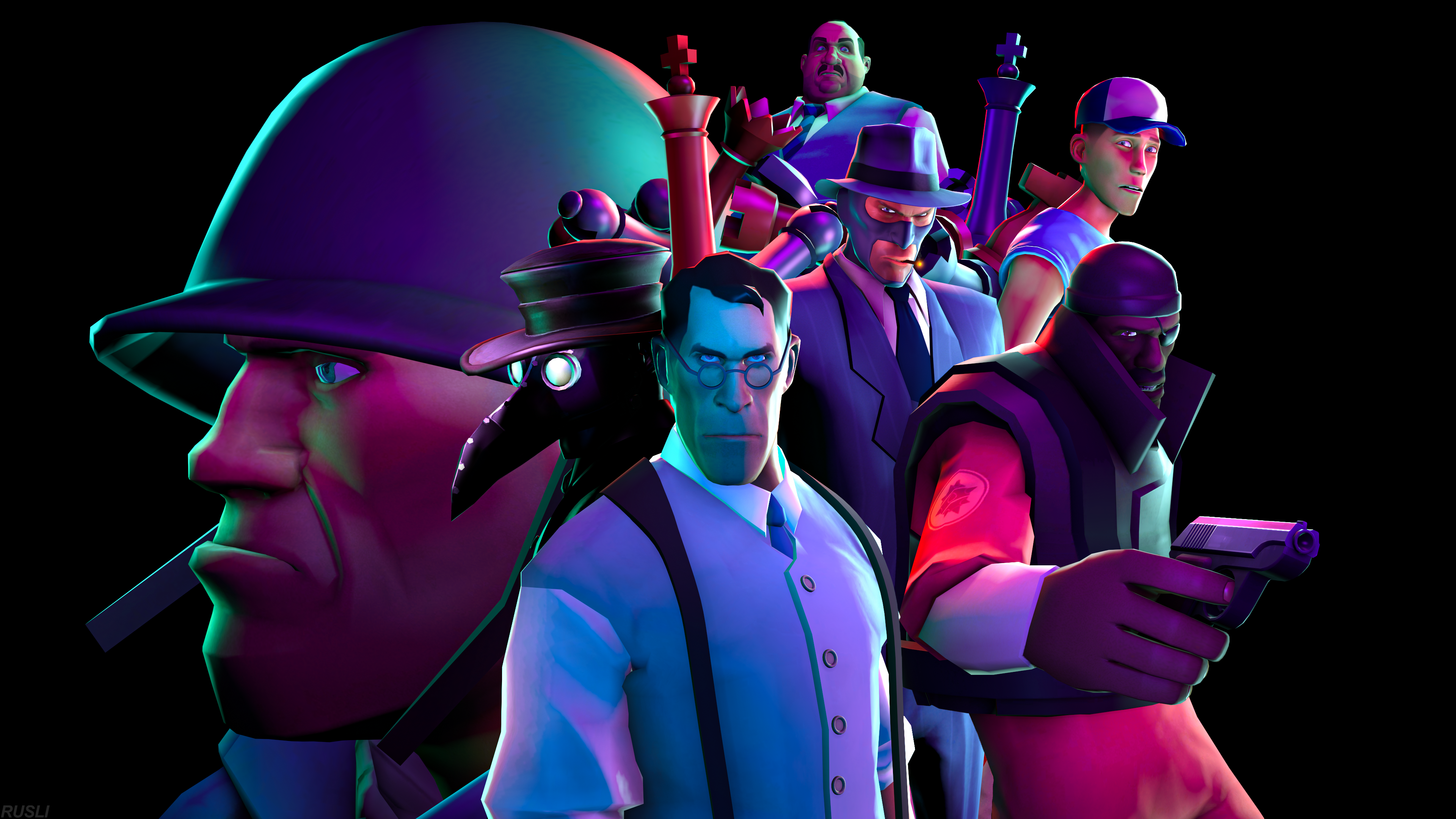 A tribute to Emesis Blue (1. Original 2. Stylized 3. Black and White)