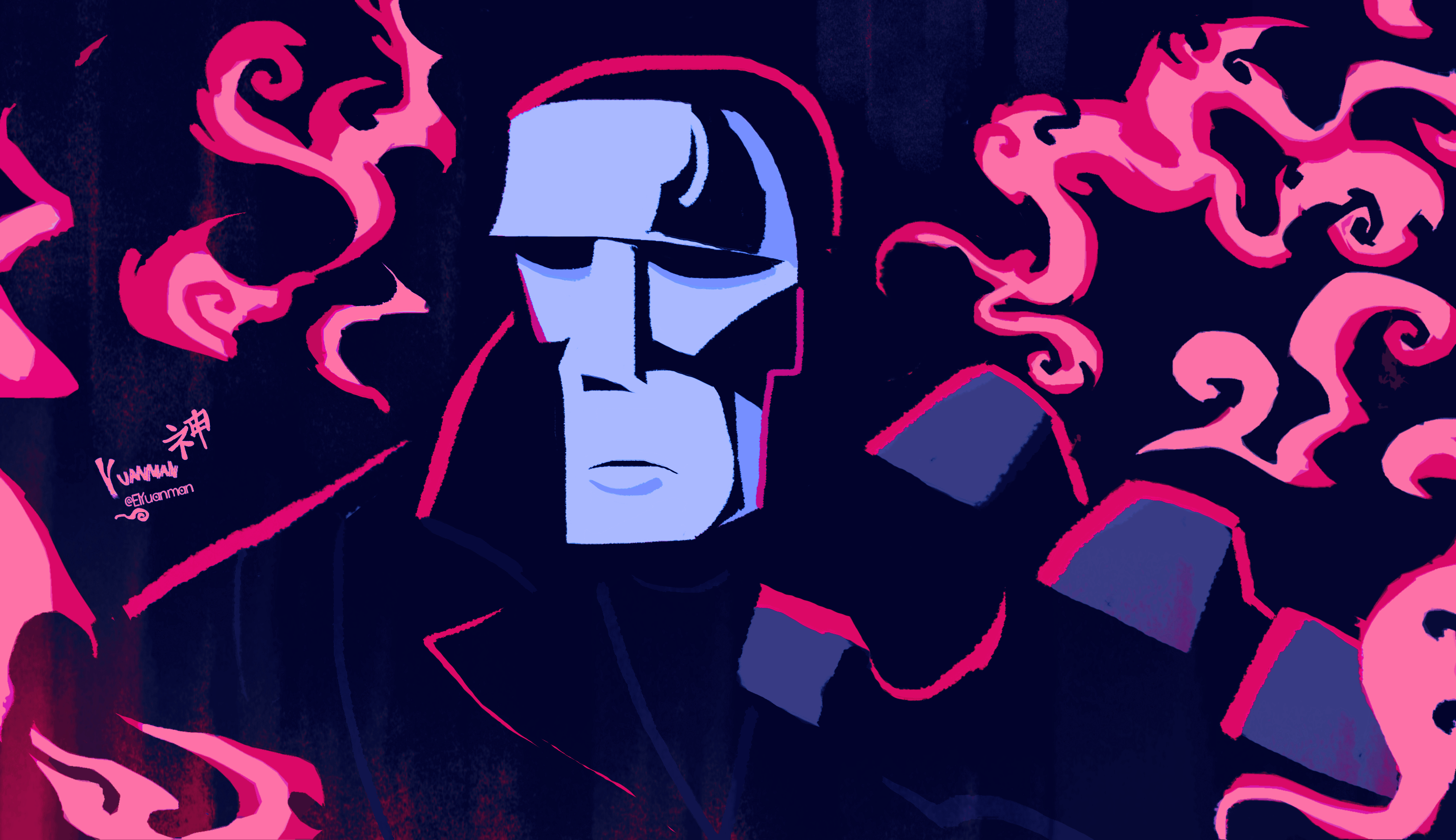 Emesis blue masked man by Yuanman on Newgrounds