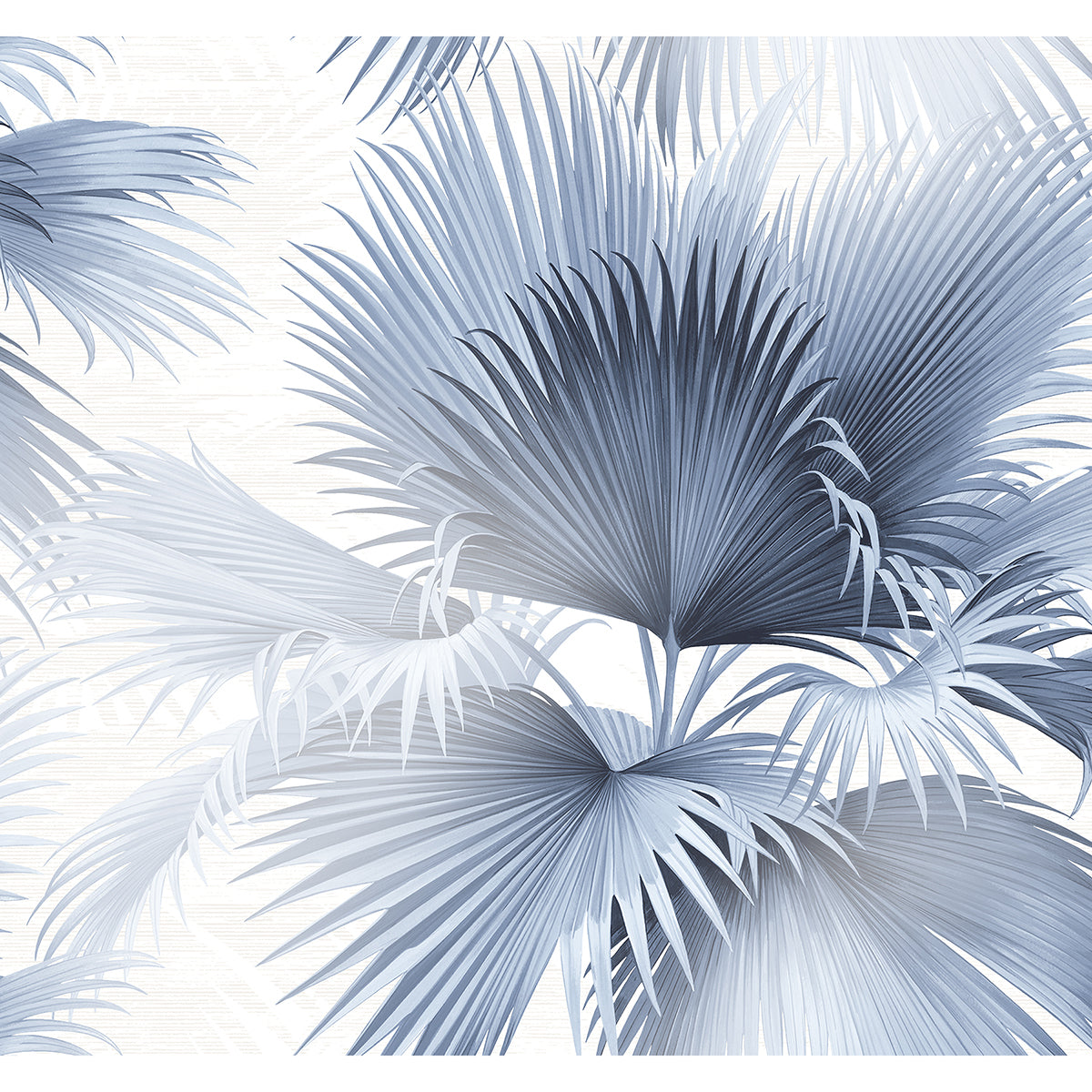 2927 40102 Summer Palm Blue Tropical Wallpaper