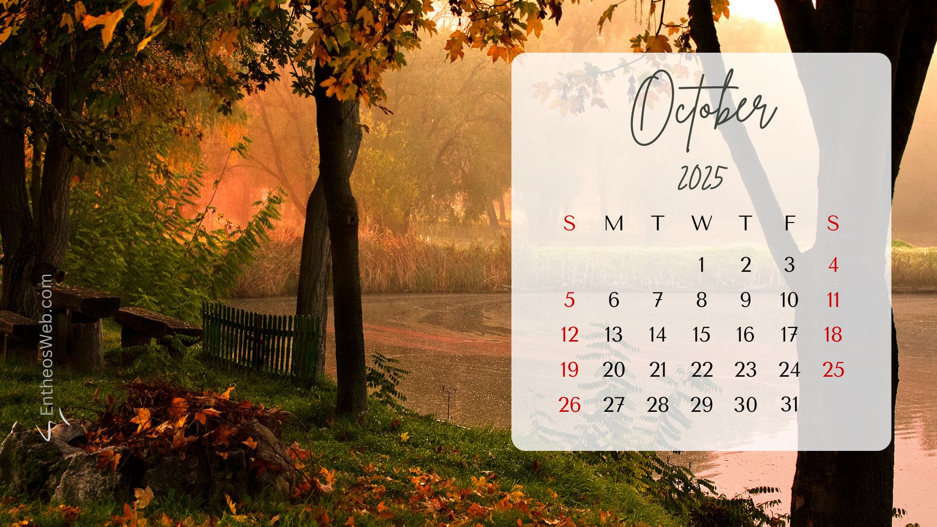 October 2025 Wallpaper Background