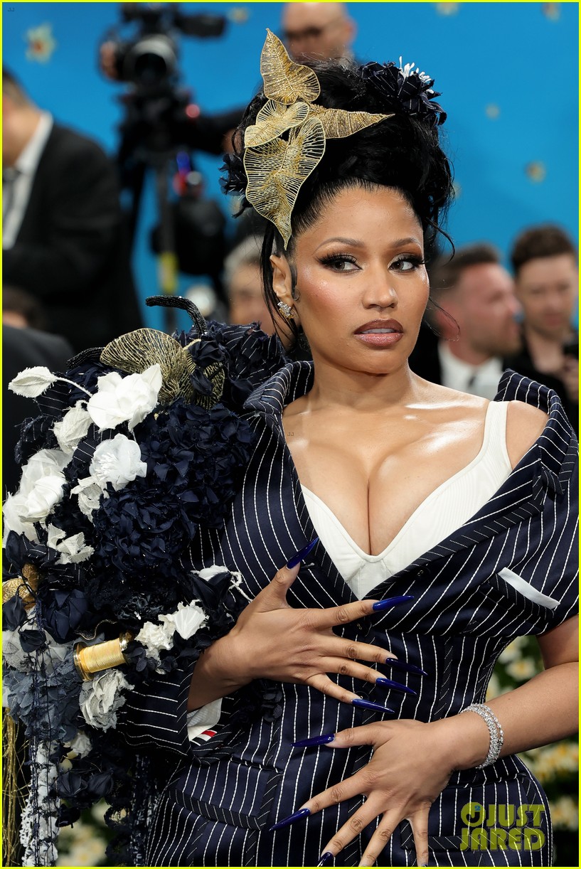 Nicki Minaj is a Beauty in Thom Browne at Met Gala 2025: Photo 5153909 Met Gala, Met Gala, Nicki Minaj Photo. Just Jared: Entertainment News