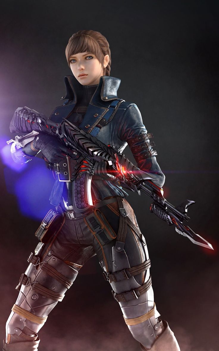 HD wallpaper: 3D female character wallpaper, CrossFire, PC gaming, girls with guns