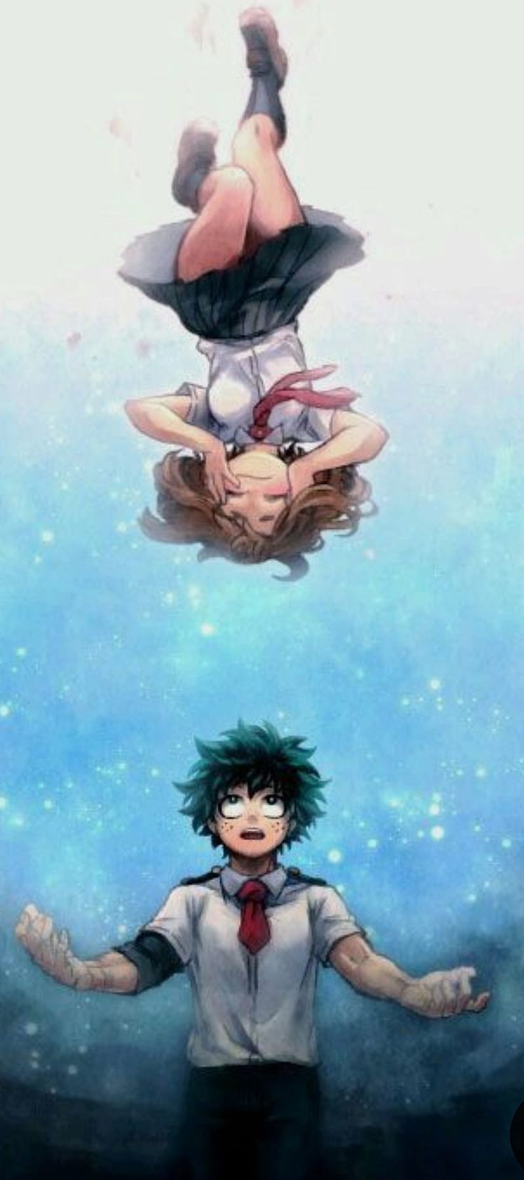 Deku x Uraraka, mha, HD phone wallpaper