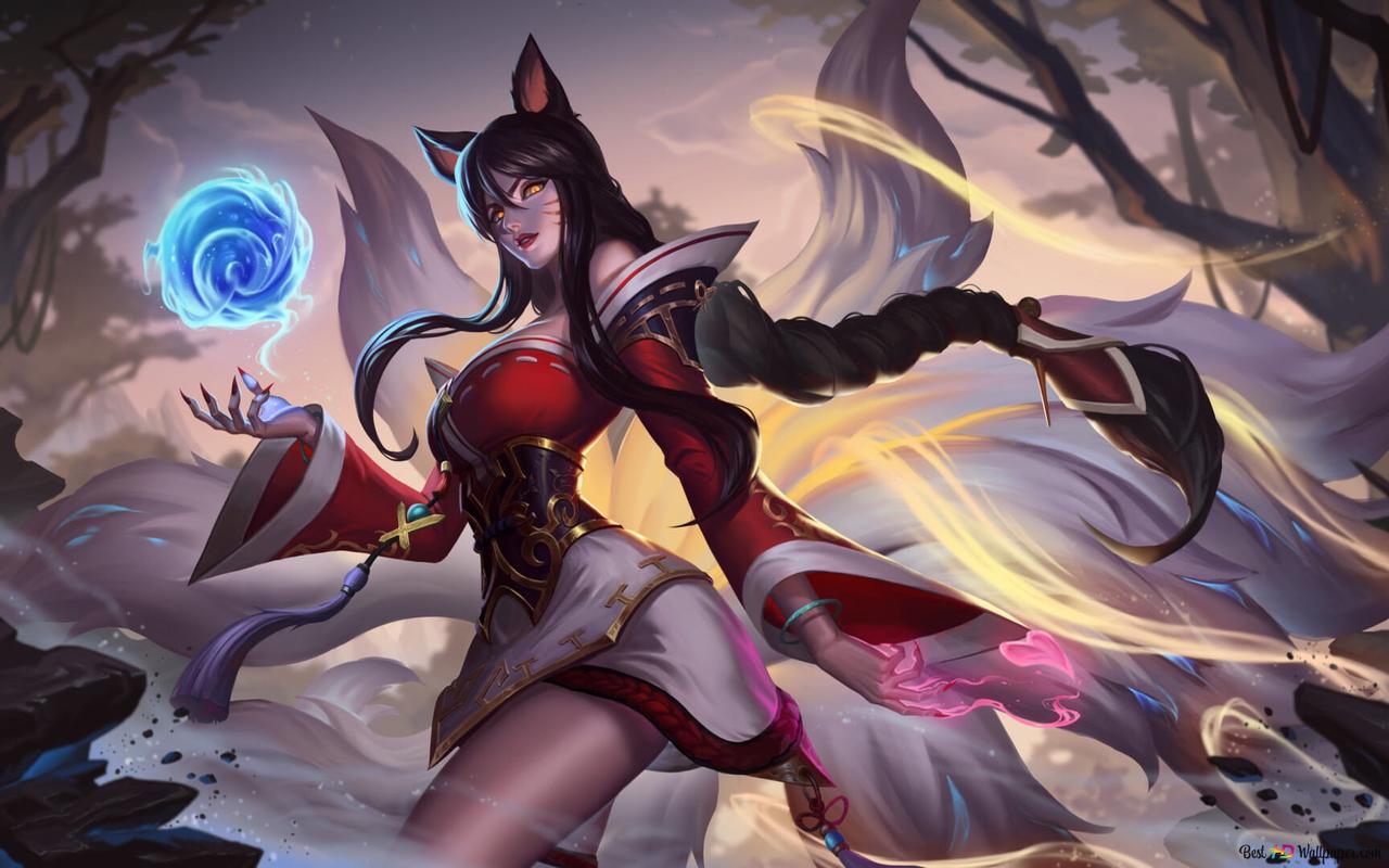 League of Legends game girl anime character HD wallpaper download