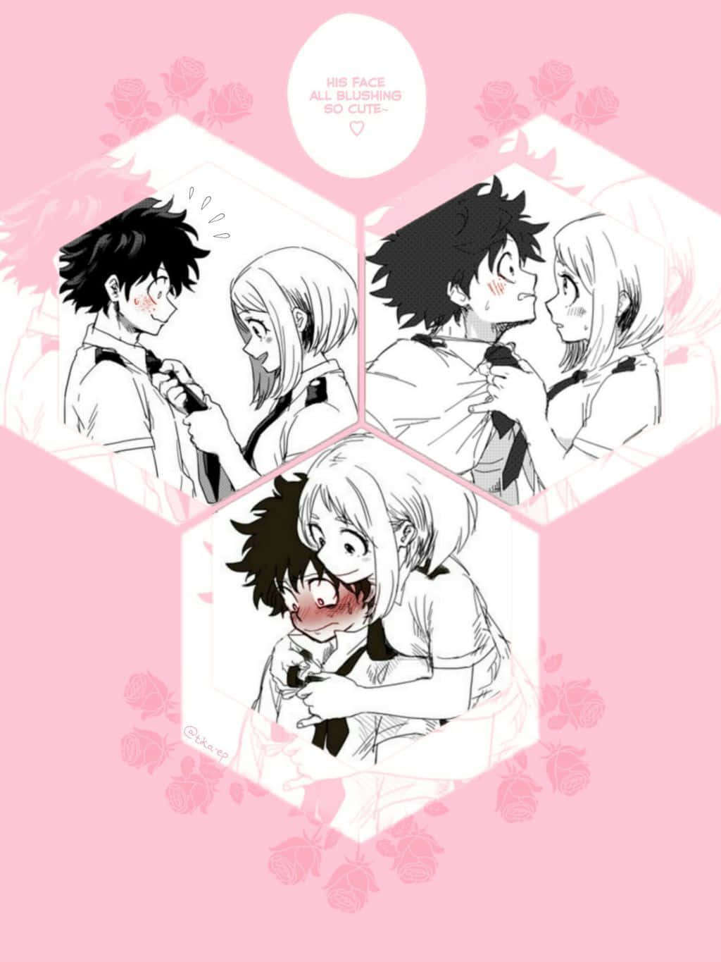 Download Midoriya And Uraraka Aesthetic Wallpaper