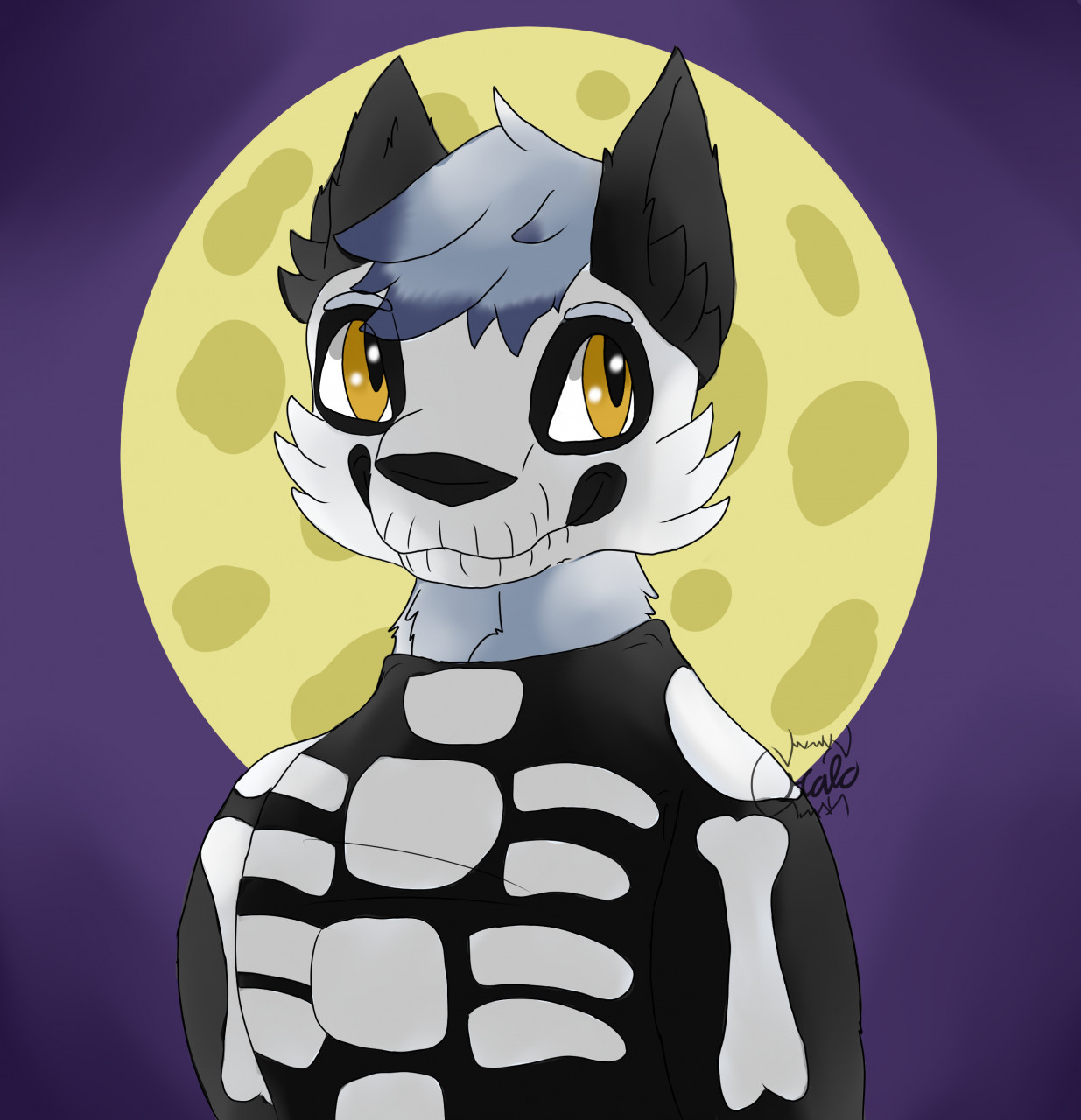 C] Cute Halloween pfp!! by HaloGamin - Fur Affinity [dot] net