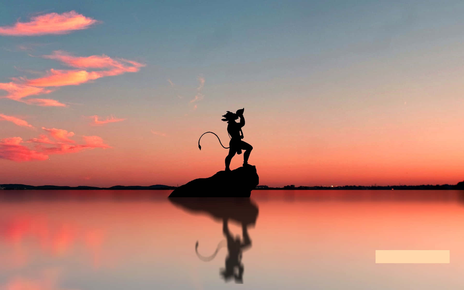 Hanuman Black Wallpaper