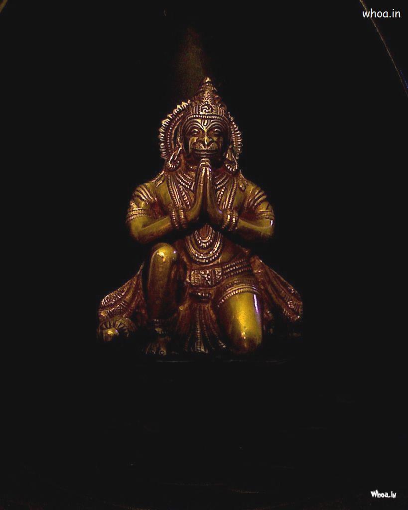 Black Background With Hanuman Ji Picture Download