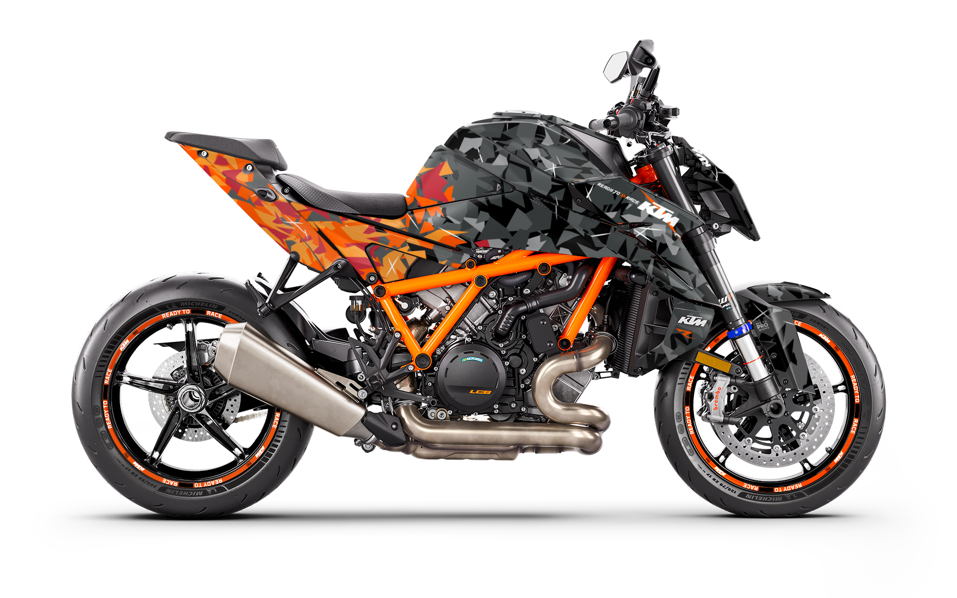 KTM 1390 Super Duke R Evo GRAPHICS (Black Orange)