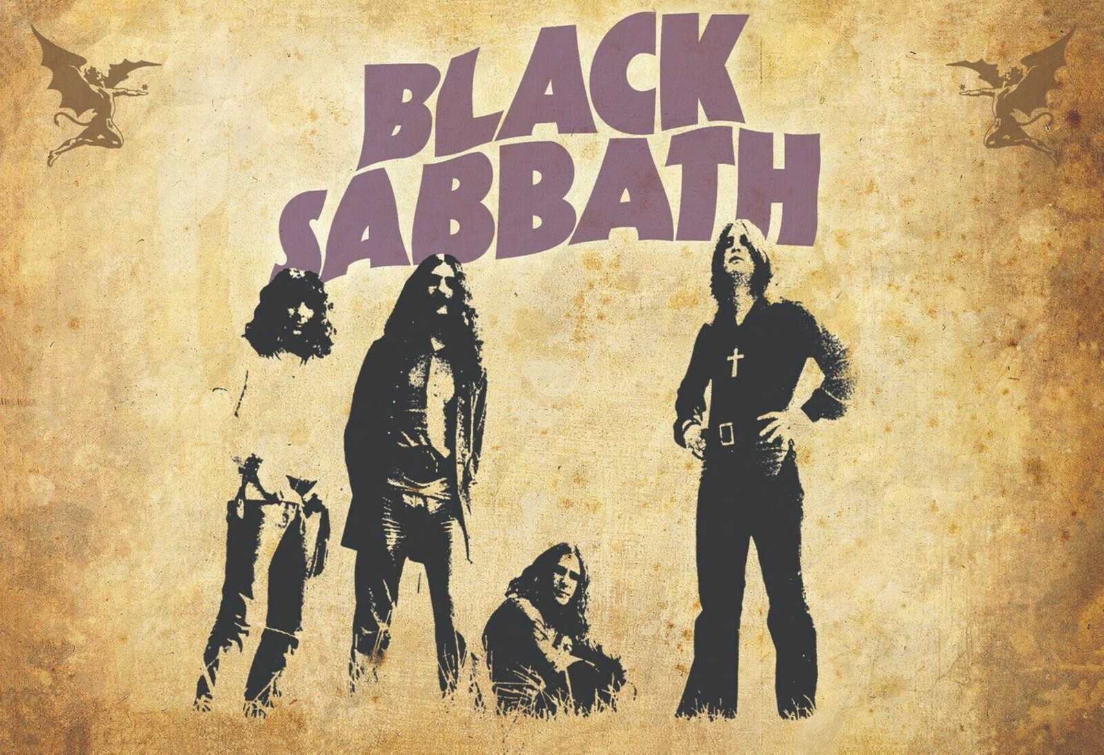 Black Sabbath With Ozzy Osbourne 13 X 19 Re Print Music Concert Poster