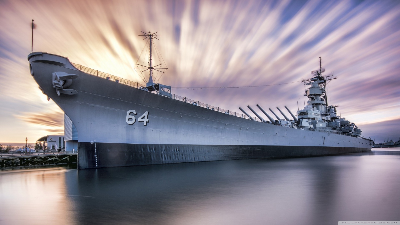 USS Wisconsin BB 64 Iowa Class Battleship 4K UHD Wallpaper For UltraHD Desktop And TV, Smartphone And Tablet Devices