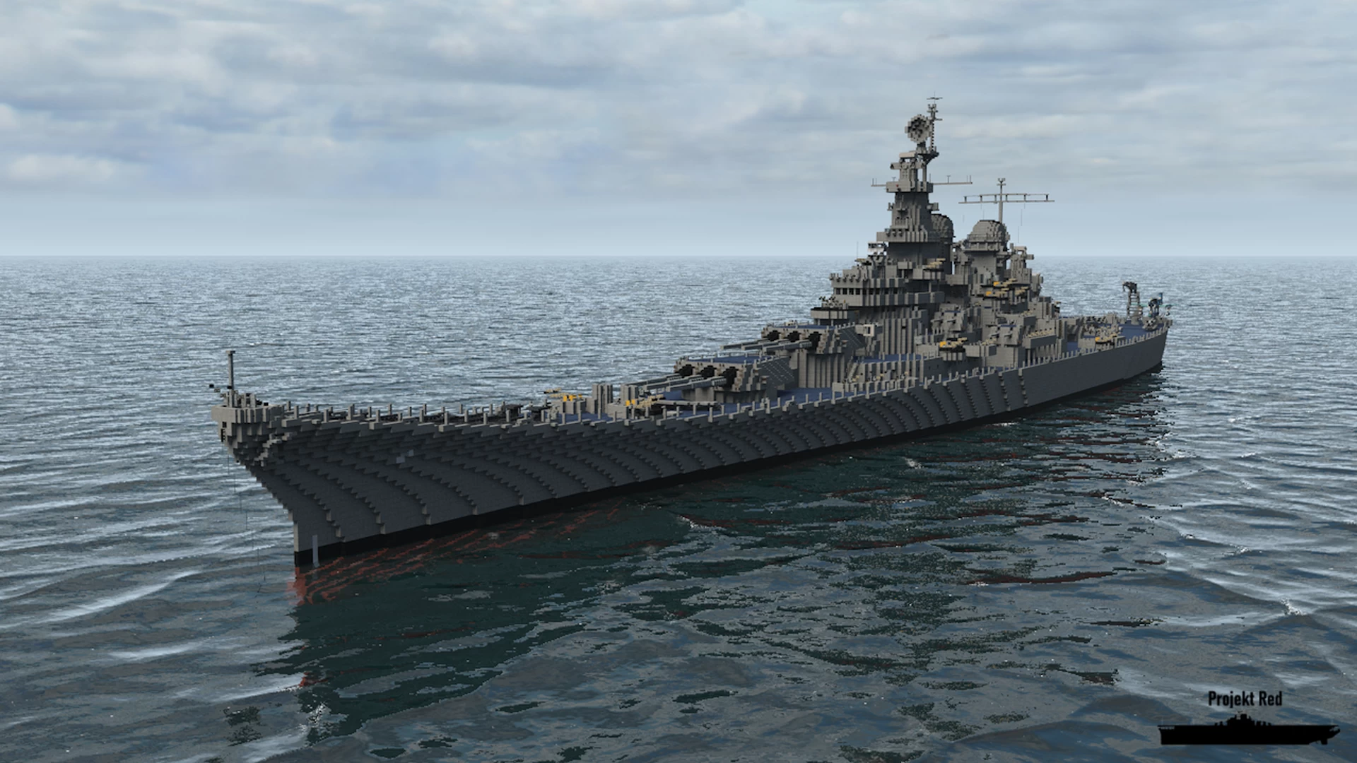 USS Missouri BB 63 [2:1 Scale] Minecraft Map