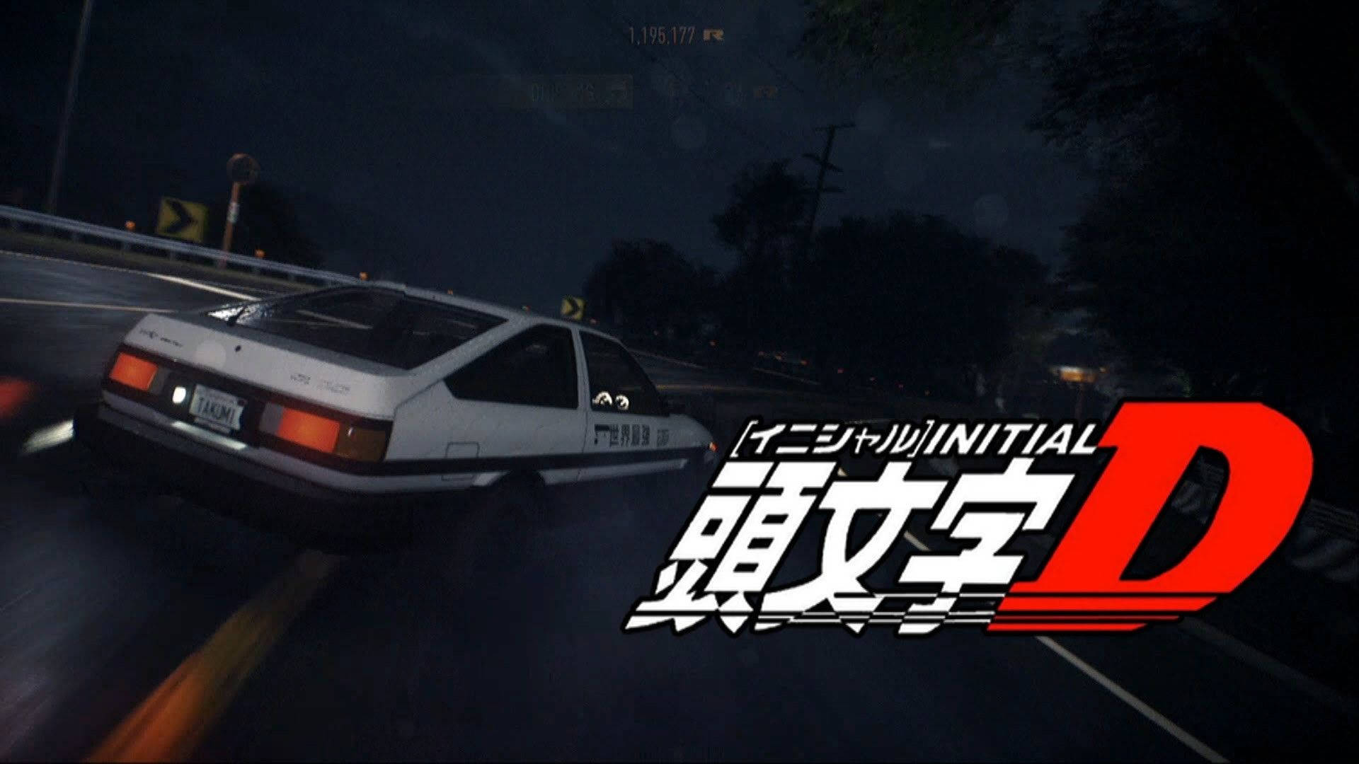 Download Initial D Graphic Poster Background