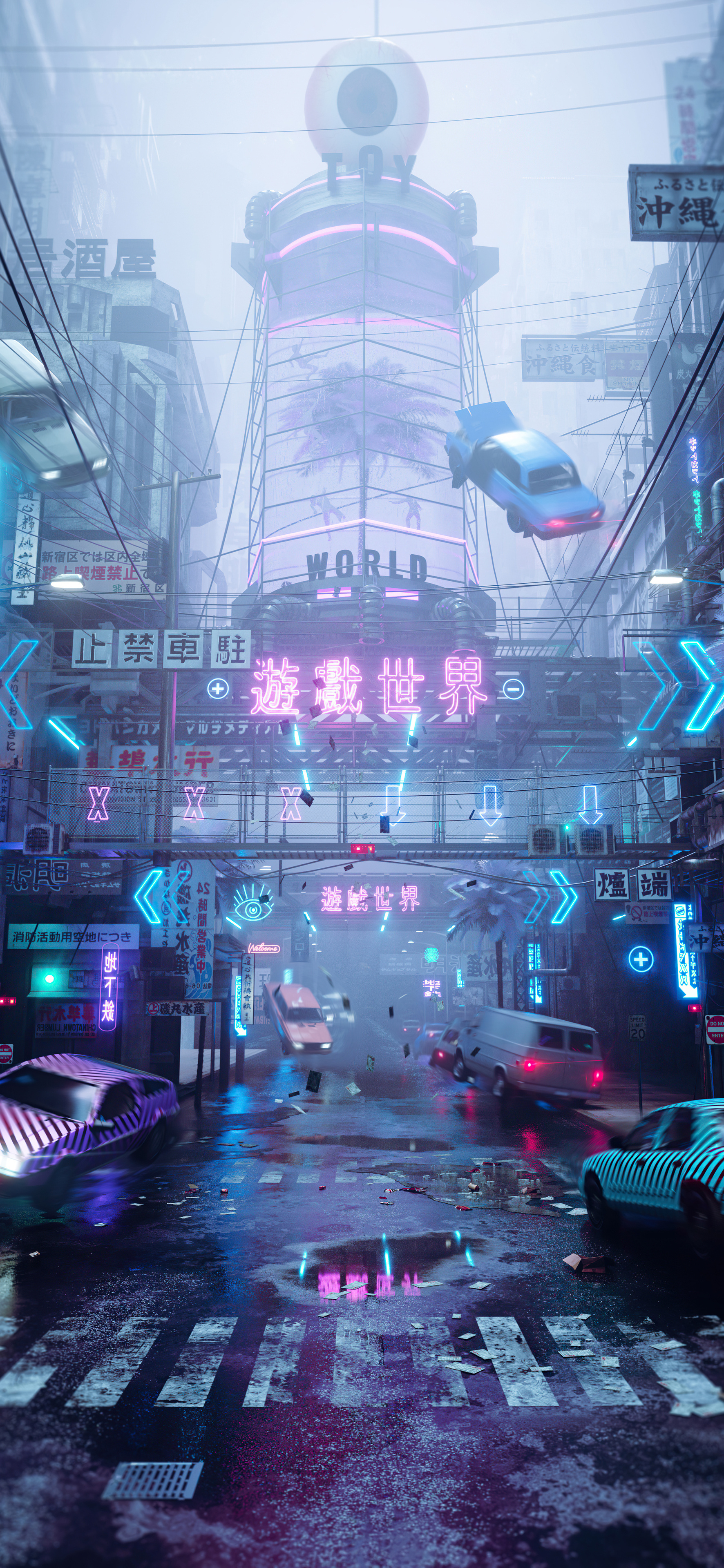 Wallpaper Art, Abstract Art, Science Fiction, Illustration, Futurism, Background Free Image