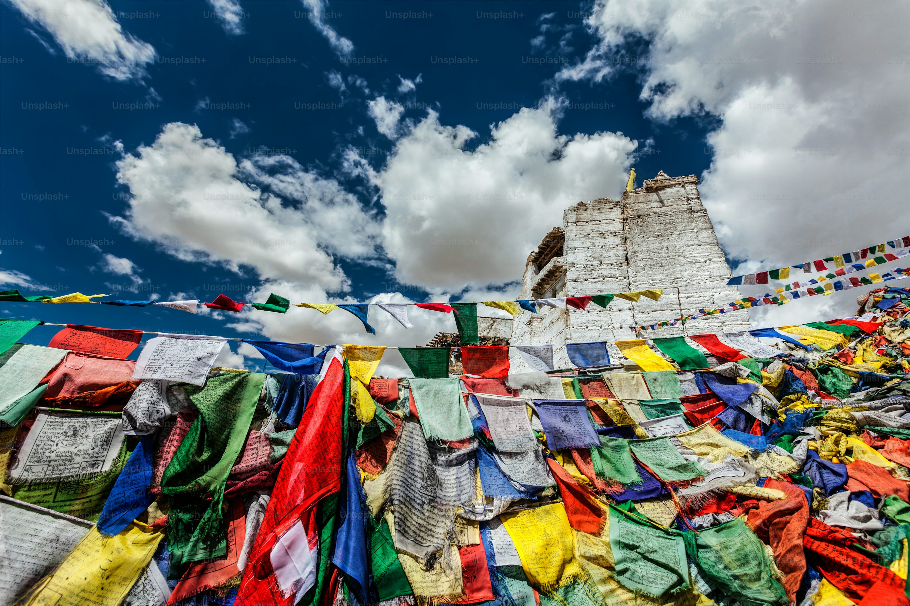 Tibetan Prayer Flags Picture. Download Free Image