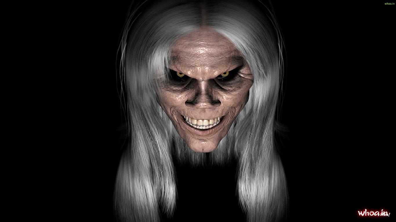 3D Dark Horror Wallpaper