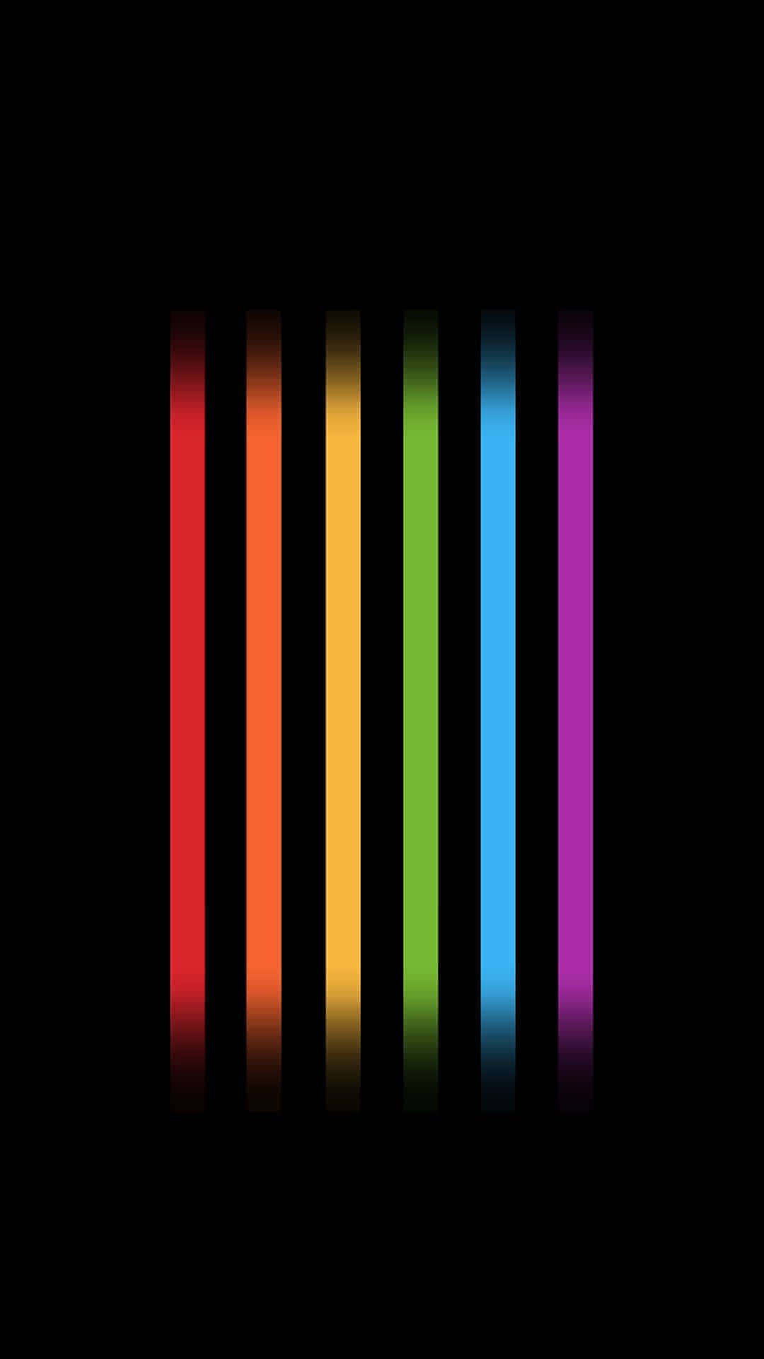 Download Rainbow Colors Vertical Lines Pride Desktop Wallpaper