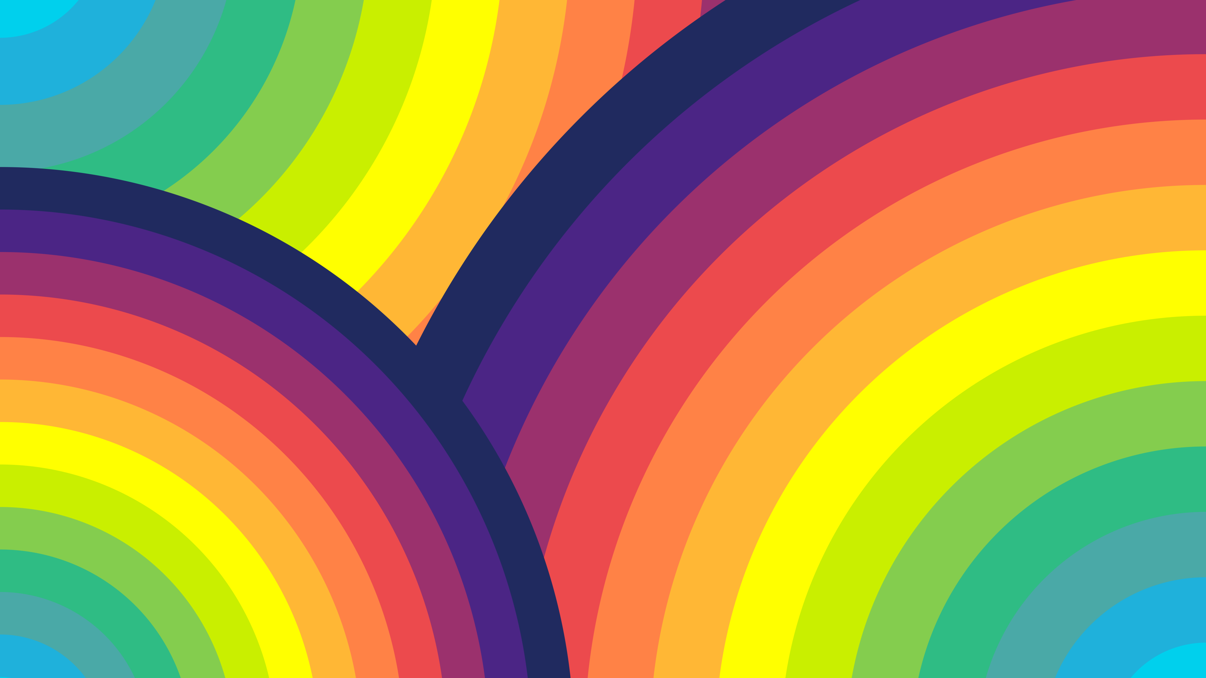 Rainbow colors Wallpaper 4K, Colorful background, Multicolor