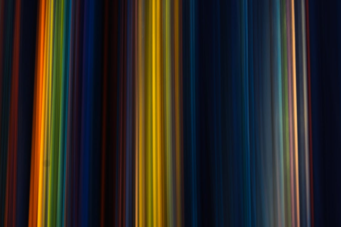 Wallpaper with Vertical Rainbow Color Lines · Free