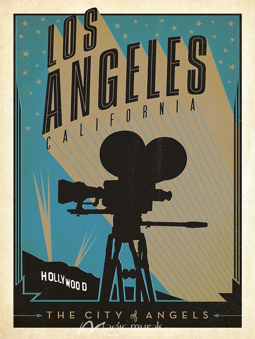 Los Angeles Vintage Poster