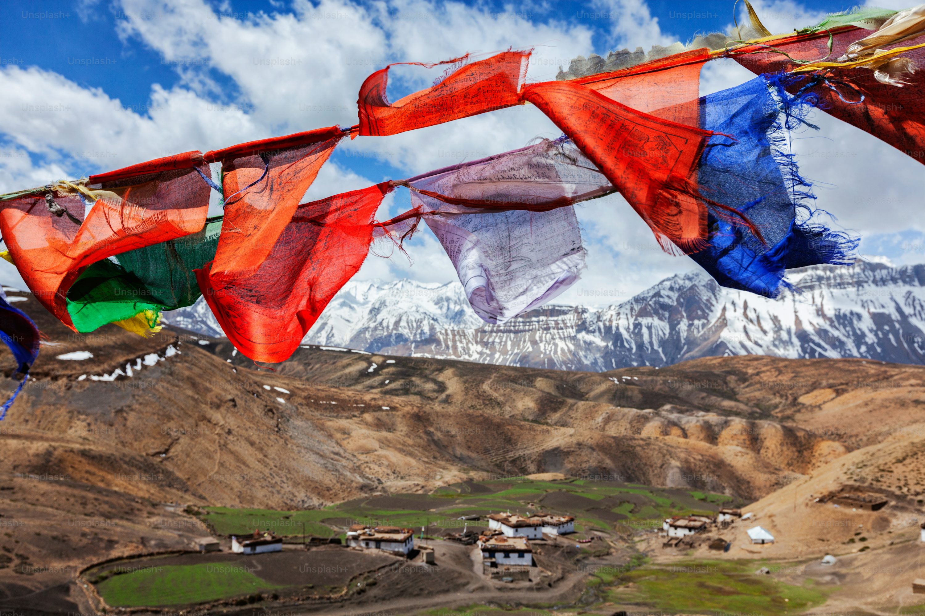 Tibetan Prayer Flags Picture. Download Free Image