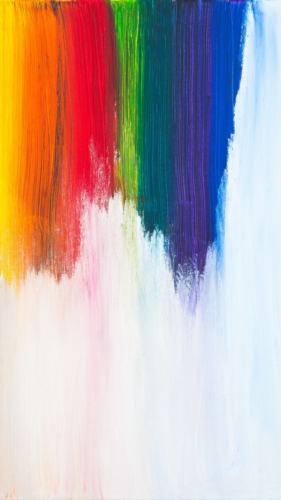 Download Wallpaper 938x1668 Lines, Rainbow, Paint, Minimalism, Canvas Iphone 8 7 6s 6 For Parallax HD Background