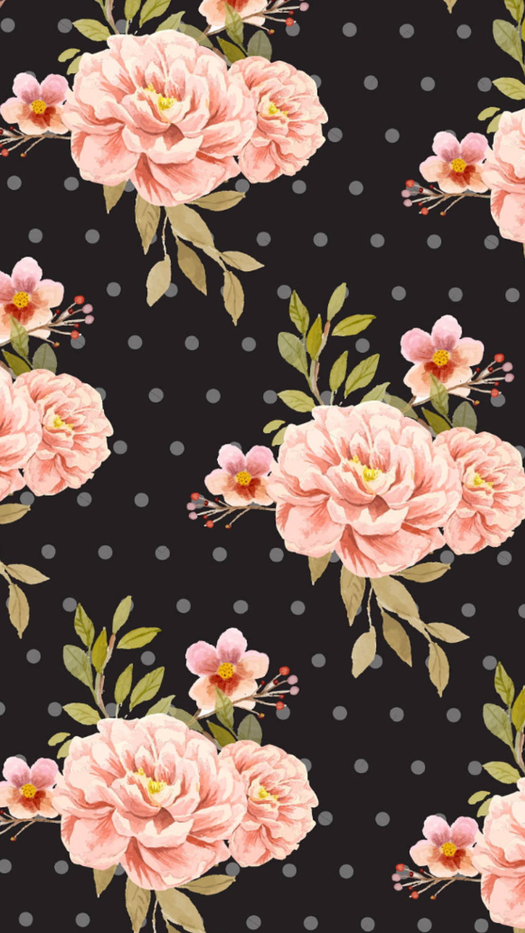 Vintage Floral iPhone Wallpaper