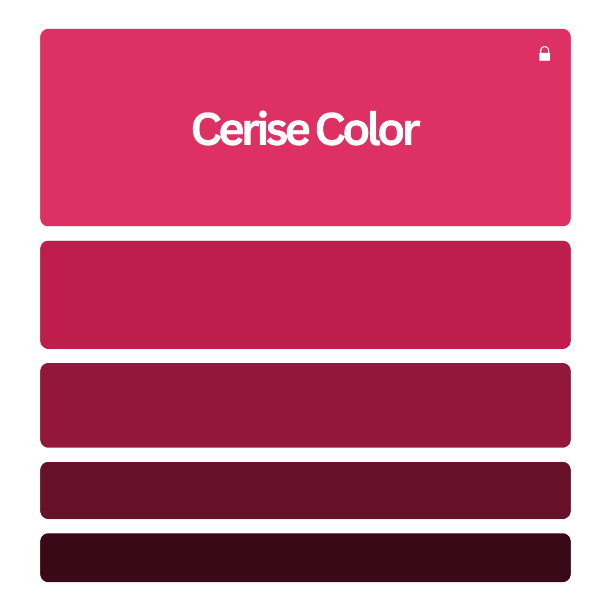 Cerise Color (#de3163): Color Codes & Palettes